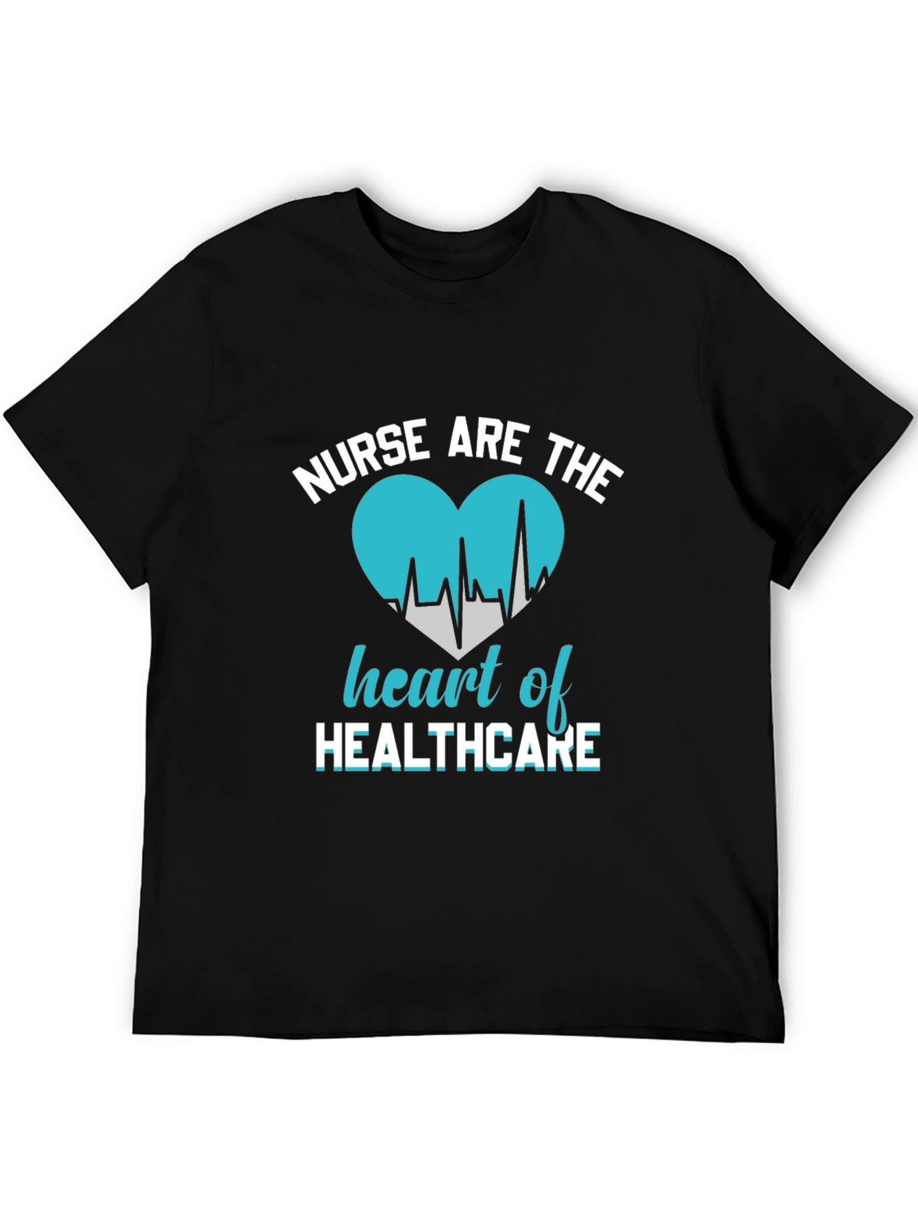 Black Nurse Are The Heart Of Healthcare T-Shirt view 5