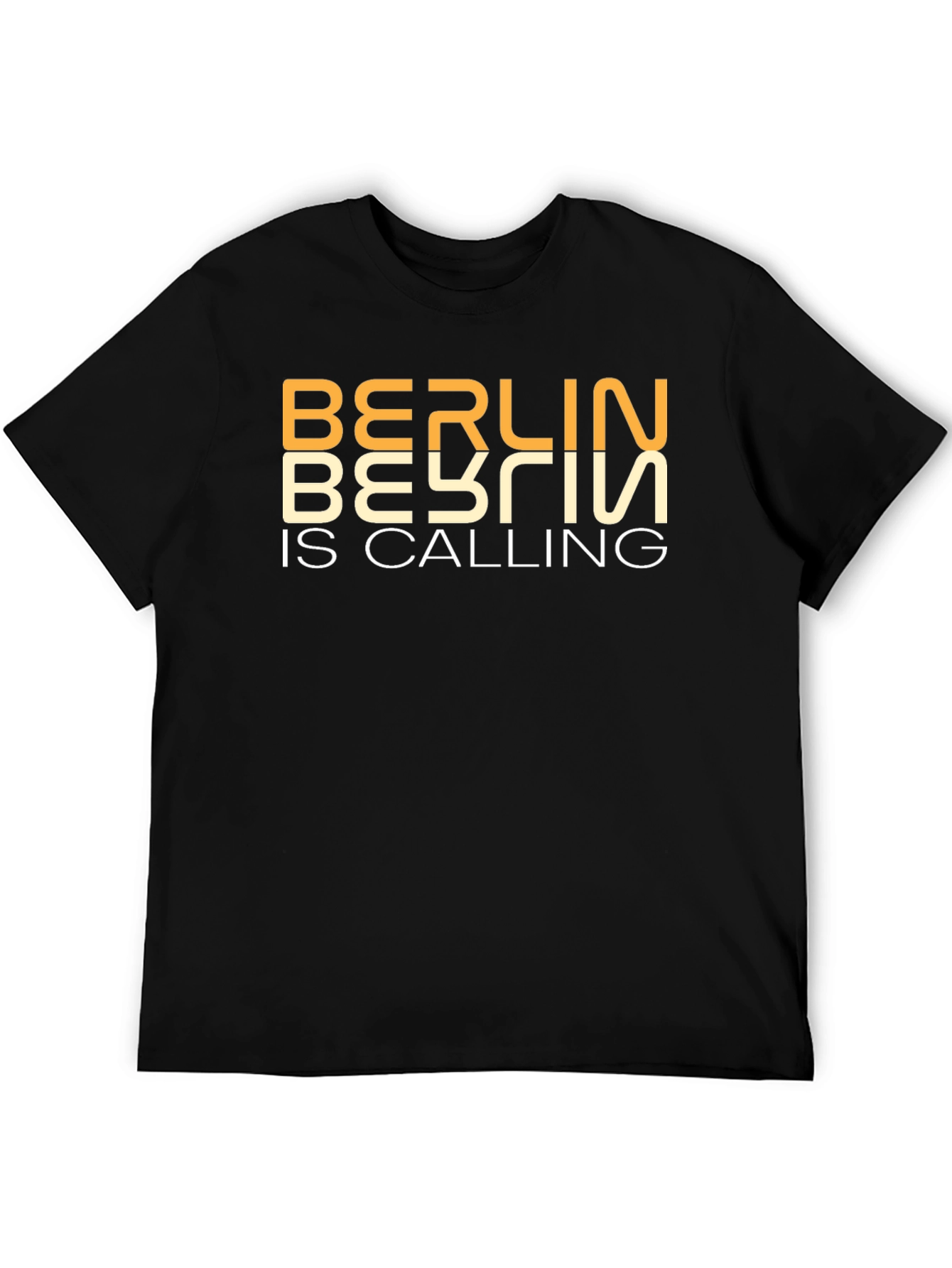 Black Berlin is Calling Graphic Tee - Retro Style view 5