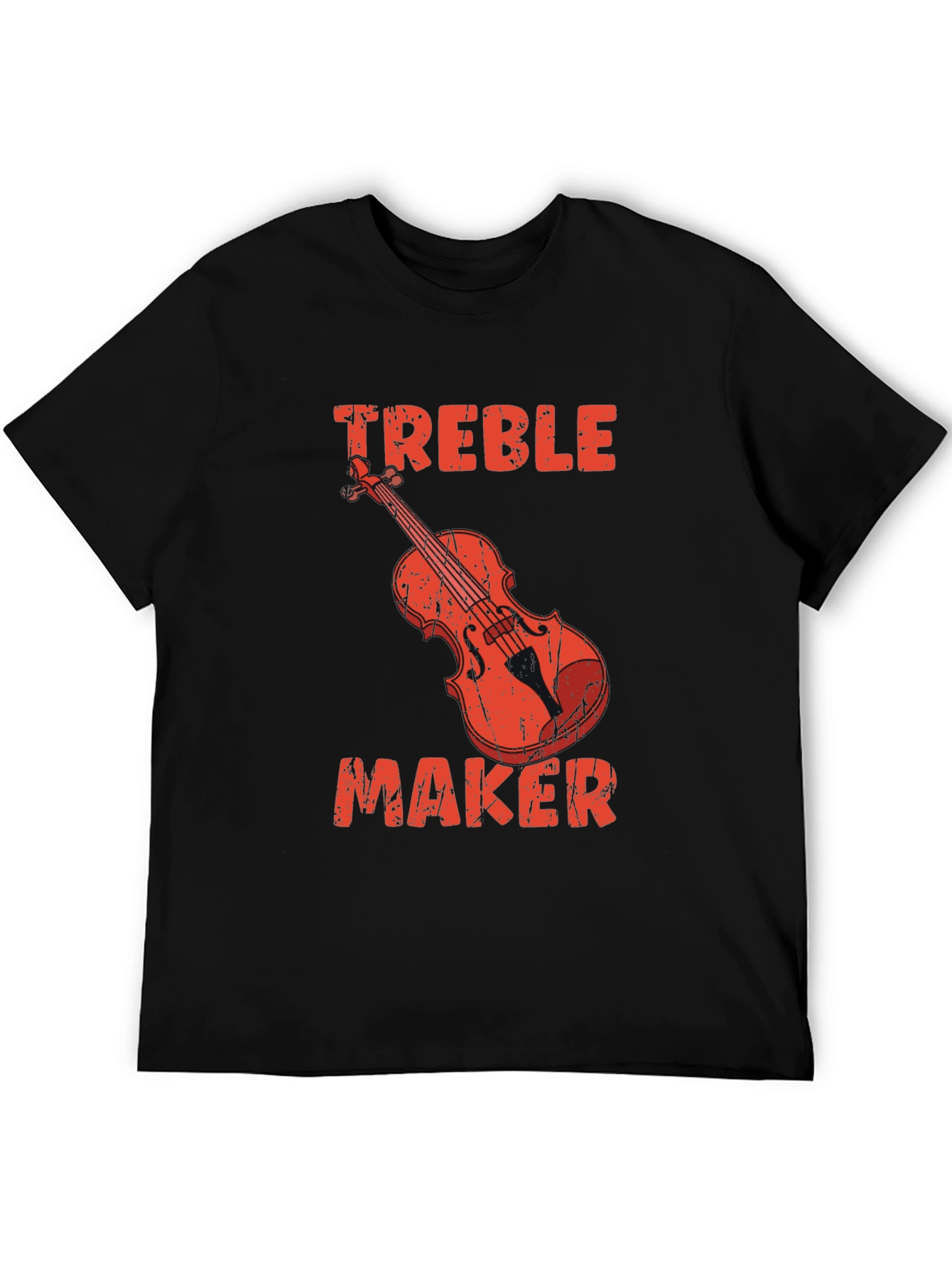 Black Treble Maker Graphic Tee - Musician T-Shirt view 5