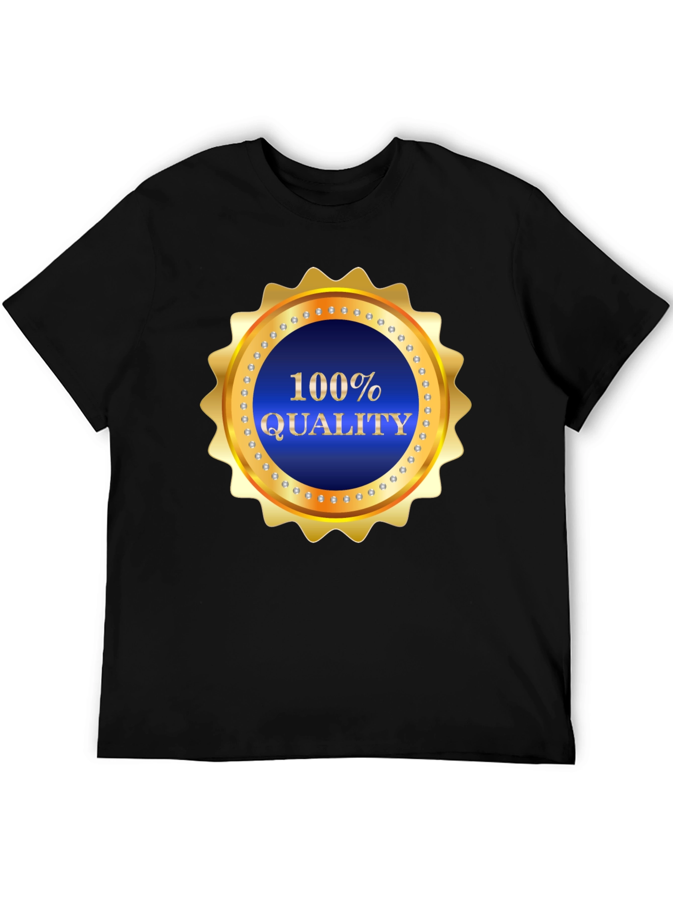 Black Premium 100% Quality Black Graphic Tee view 5