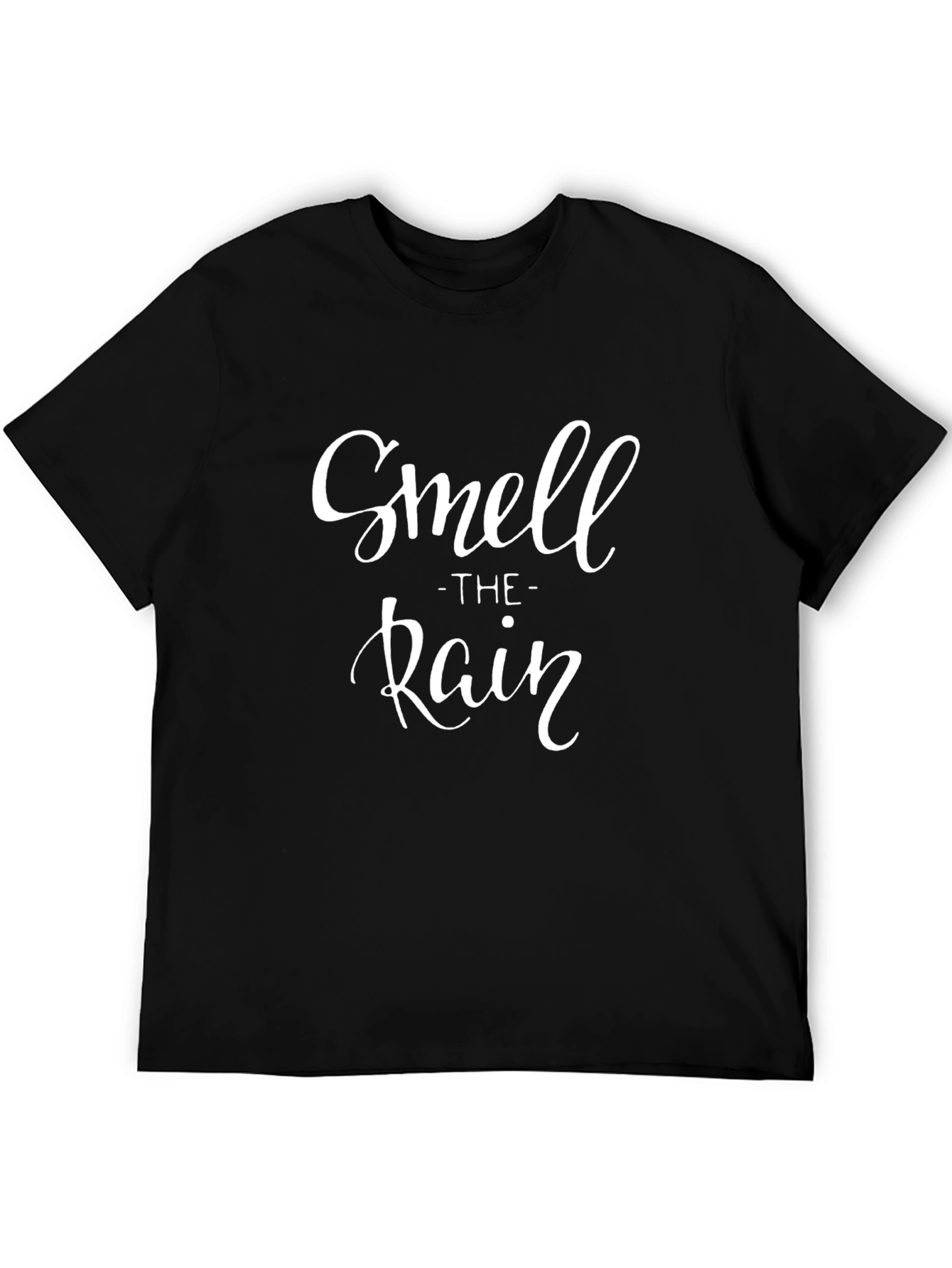 Black Smell The Rain Graphic T-Shirt view 5
