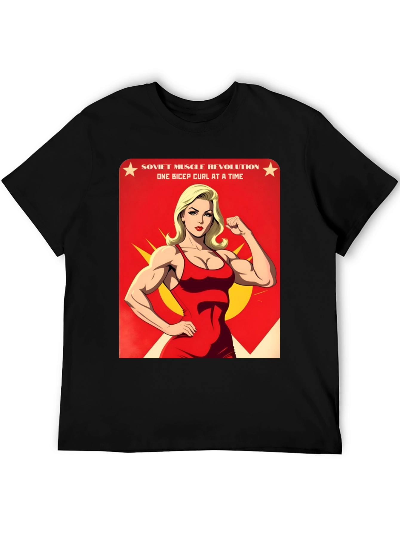 Soviet Muscle Revolution Graphic T-Shirt - 5