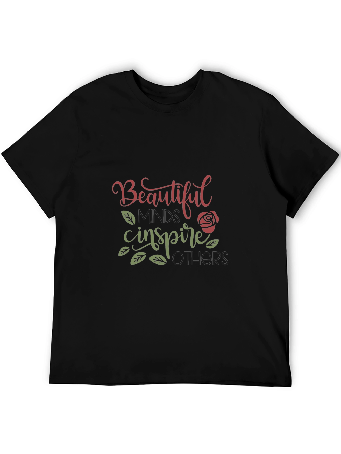 Black Beautiful Minds Inspire Others Graphic Tee view 5