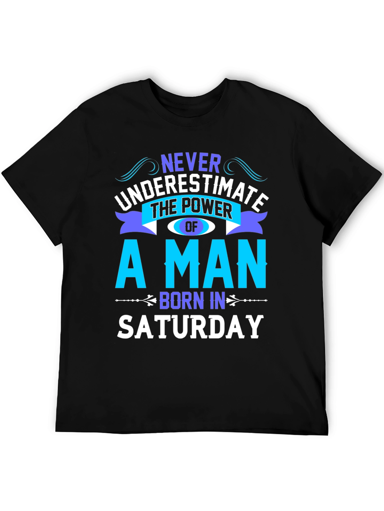 Black Born on Saturday T-Shirt view 5