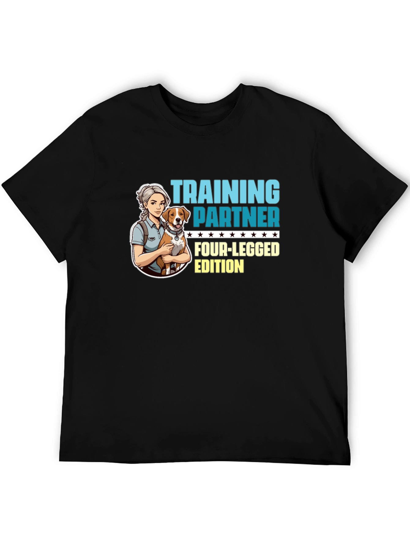 Black Training Partner Four-Legged Edition T-Shirt view 5
