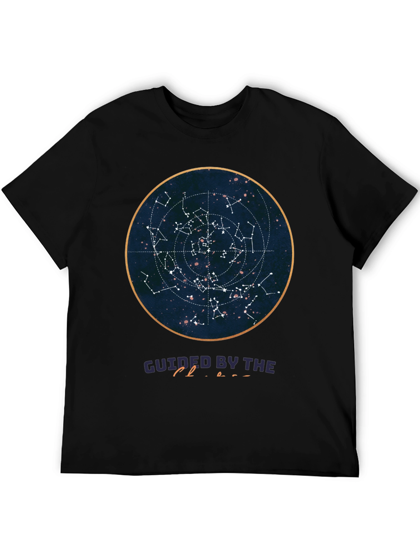 Black Celestial Constellation T-Shirt view 5