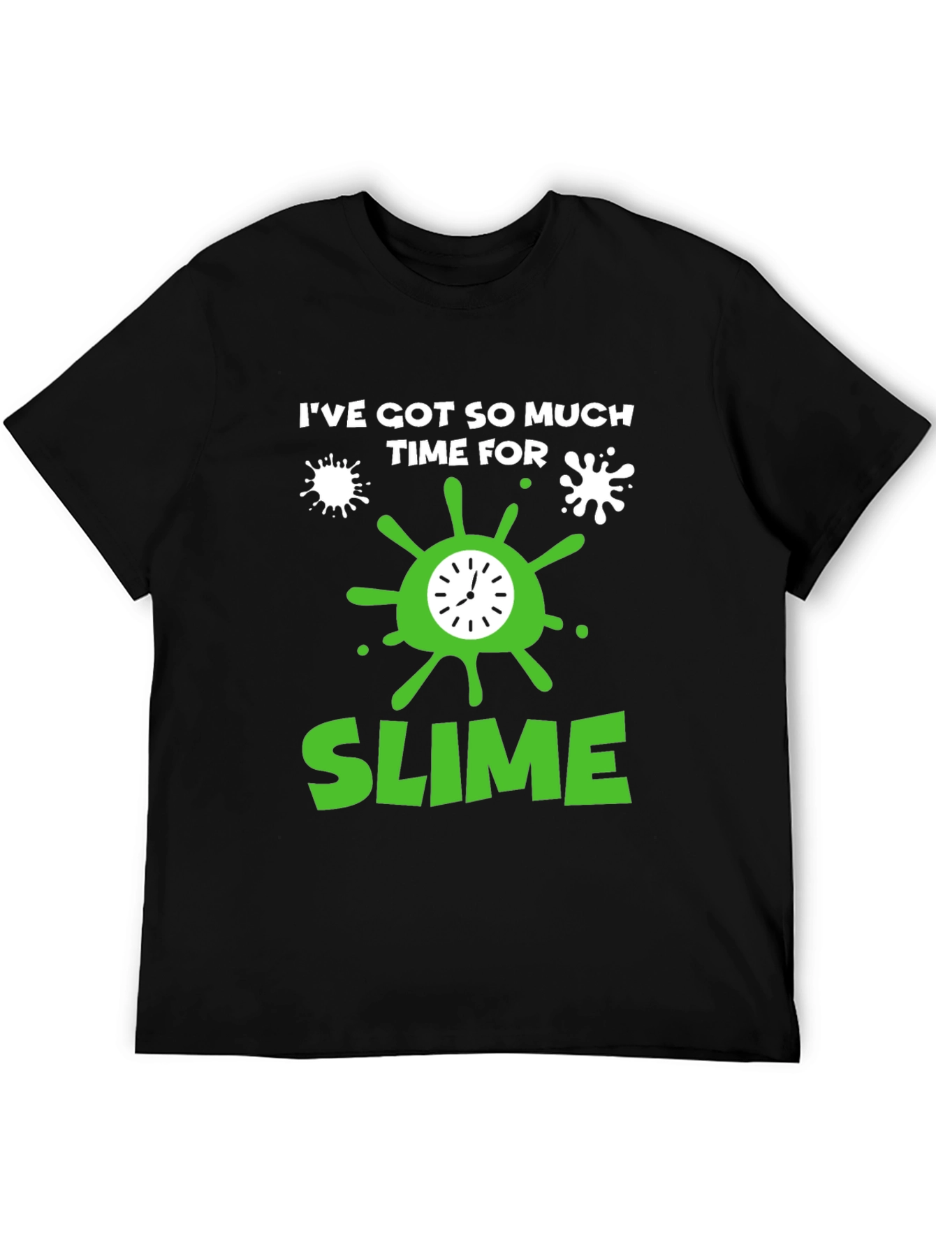 Black Time for Slime Black Graphic Tee view 5