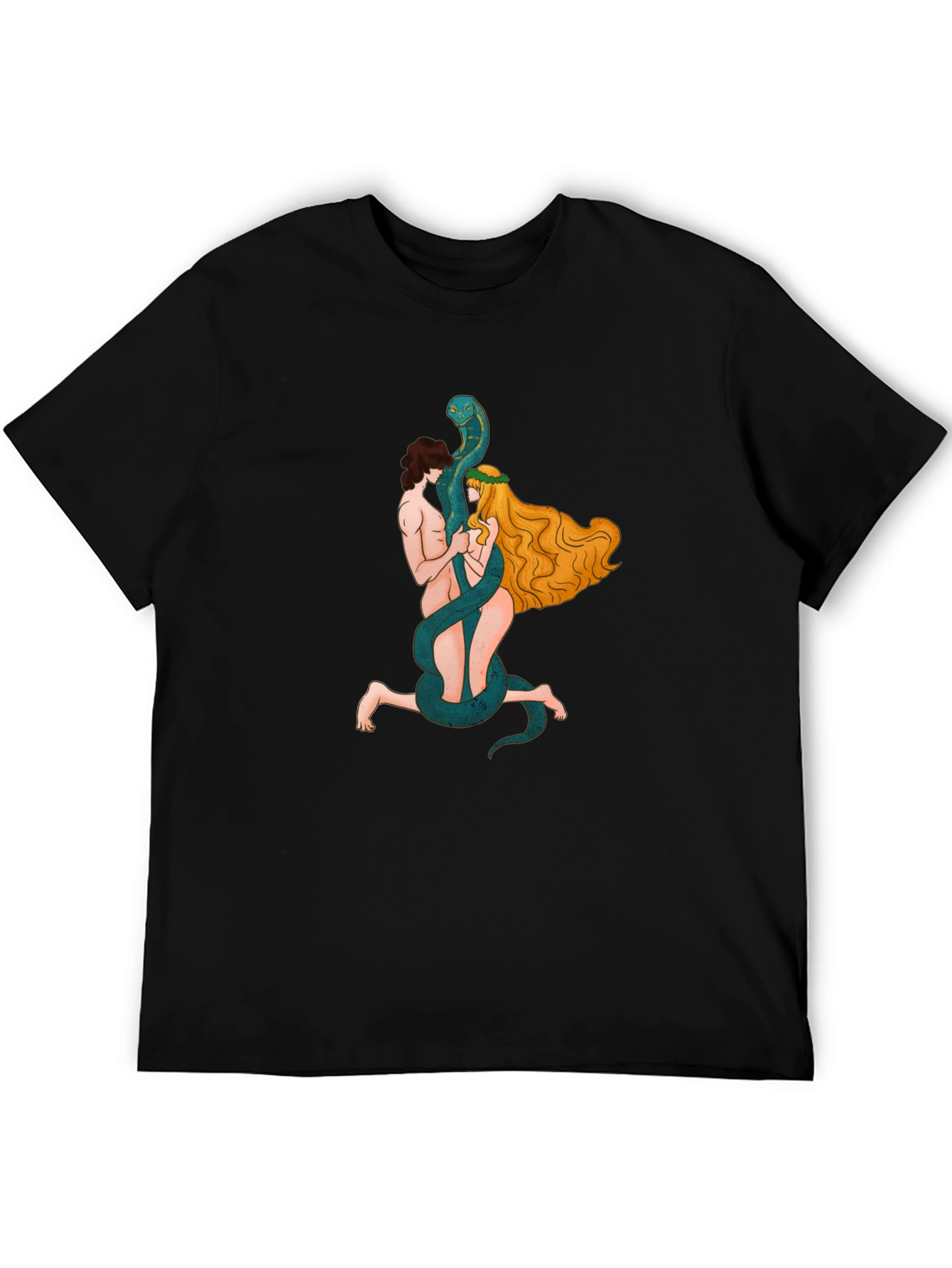 Black Adam and Eve Graphic Tee view 5