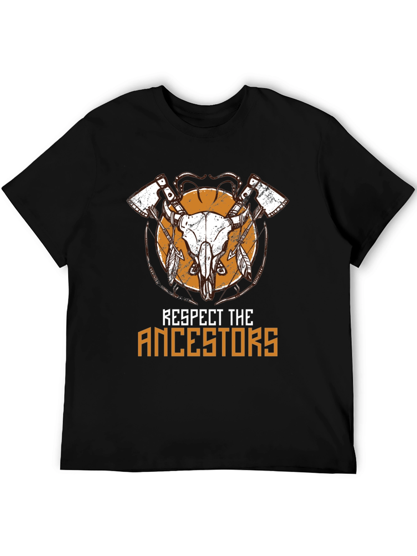 Black Respect The Ancestors Graphic Tee view 5
