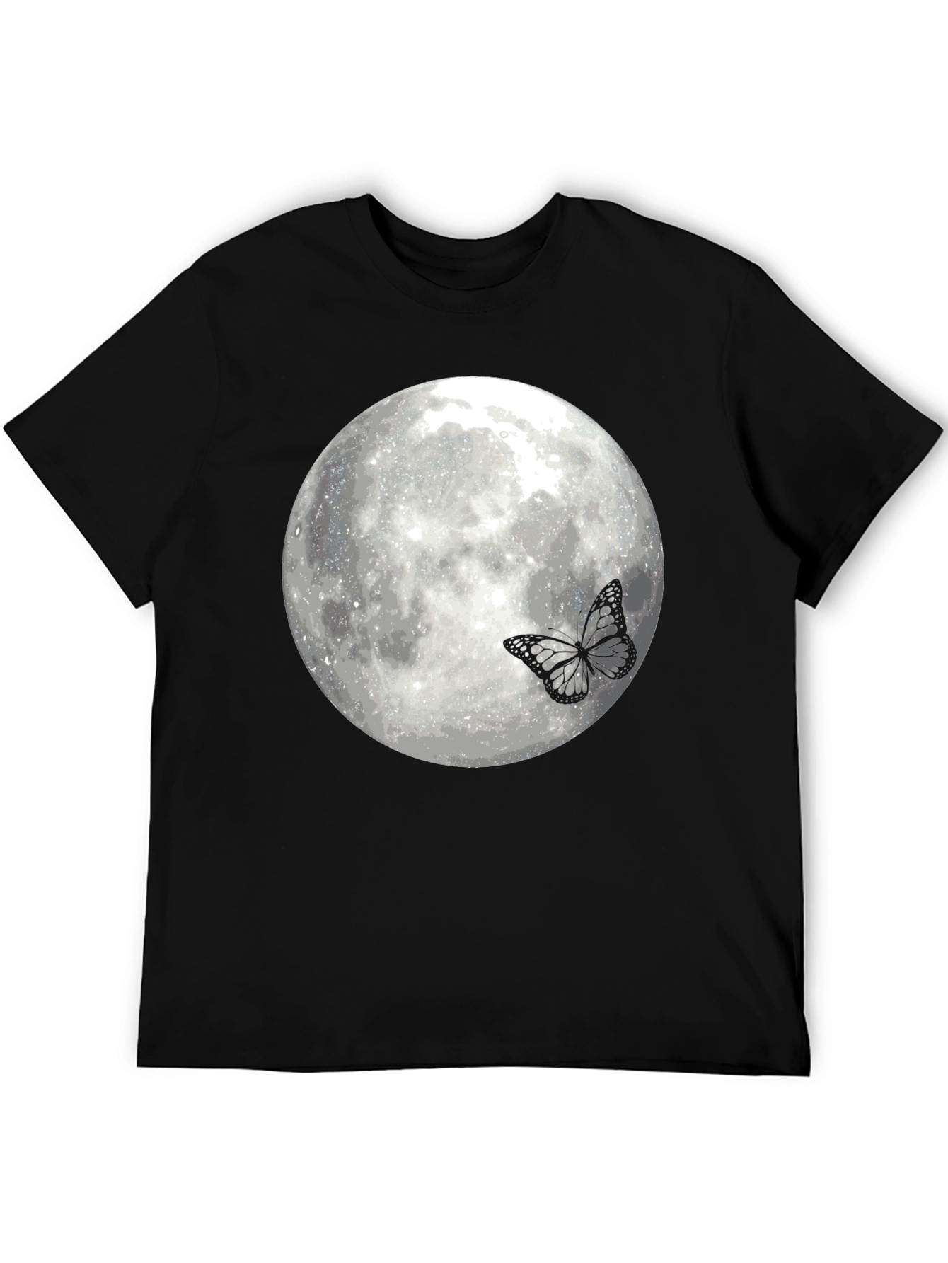 Black Moon Butterfly Graphic Tee view 5