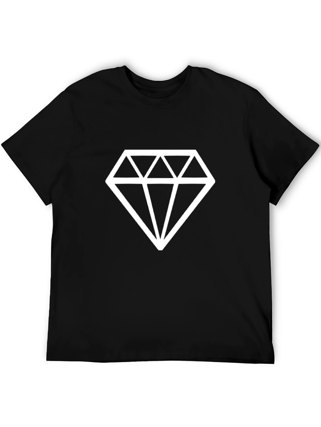Black Diamond Graphic Black T-Shirt view 5