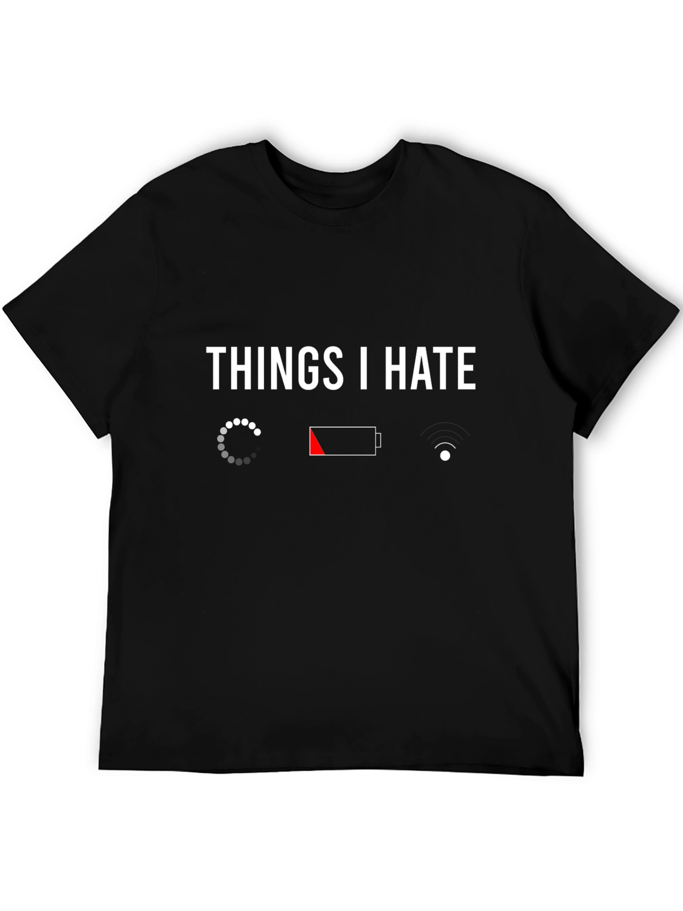 Black Things I Hate Black T-Shirt - Funny Graphic Tee view 5