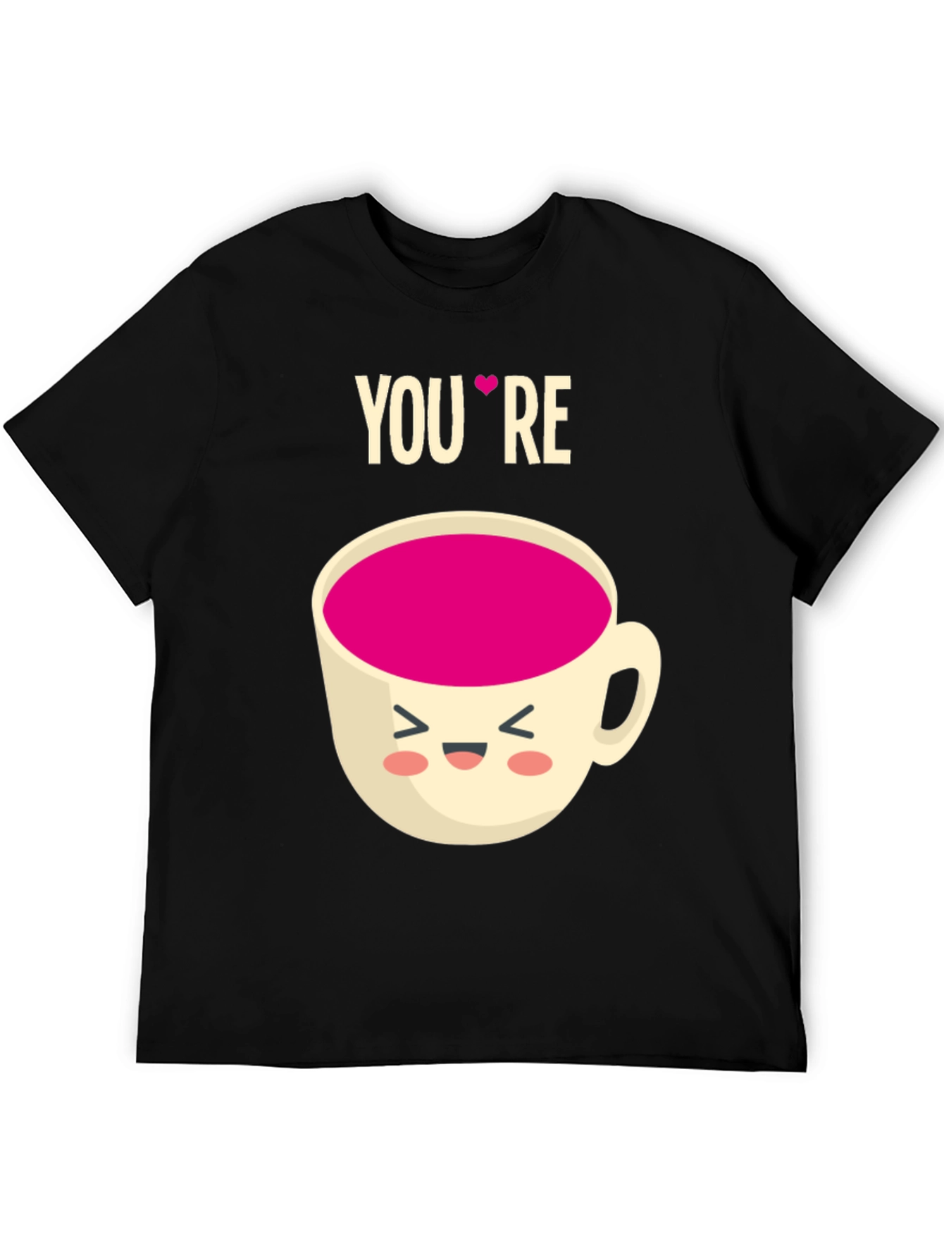 Black You're My Cup of Tea Graphic Tee - Black view 5