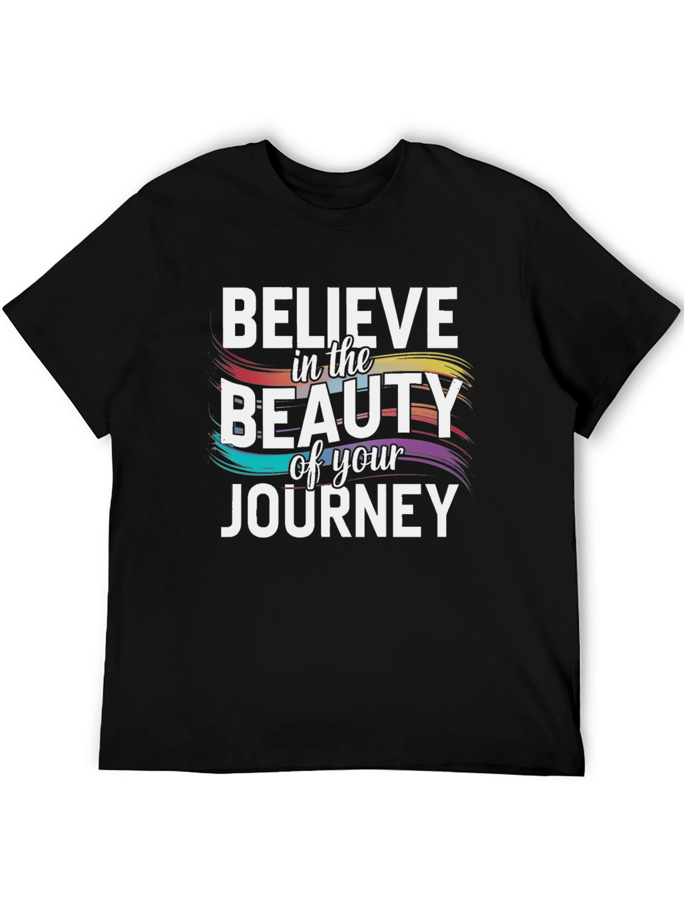 Black Believe in Beauty Journey T-Shirt view 5