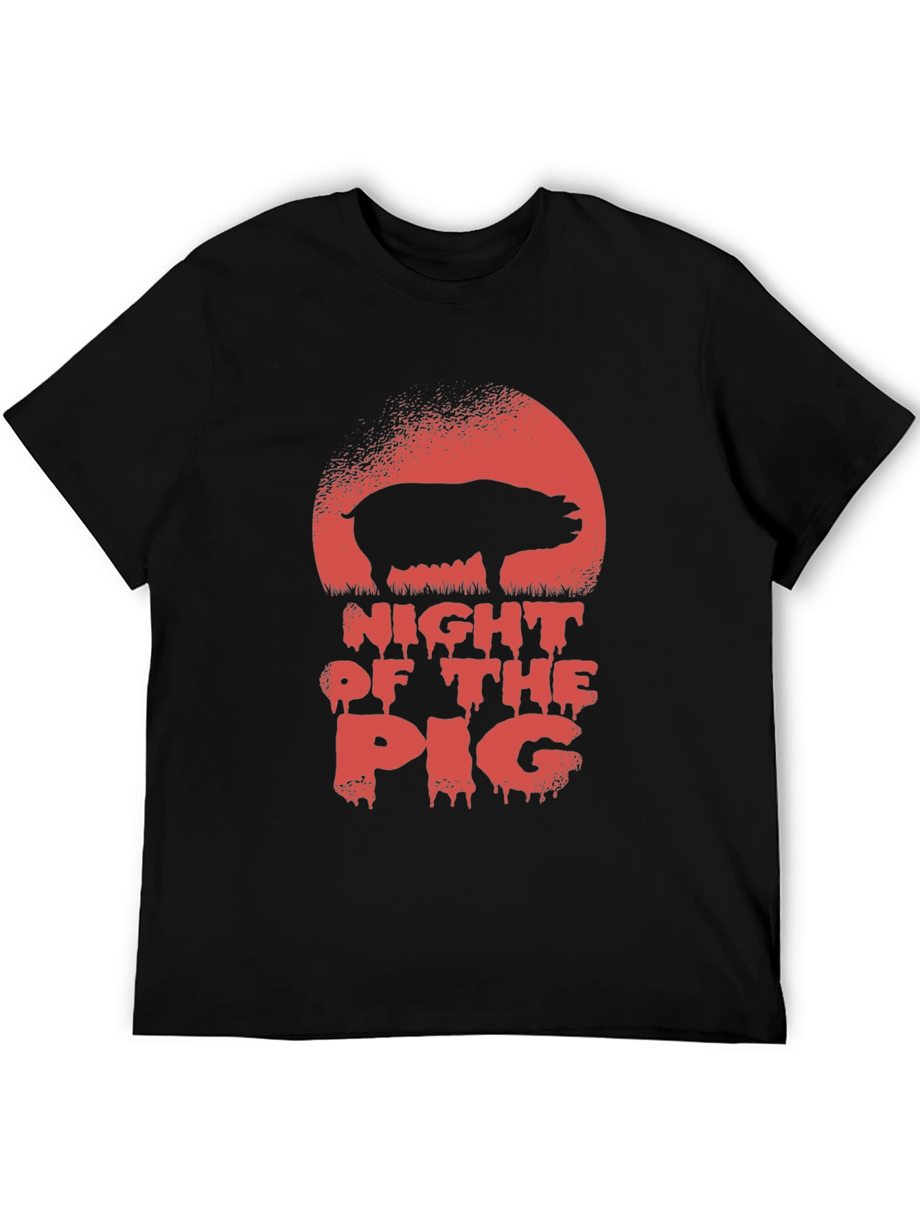 Black Night of the Pig Graphic Tee view 5