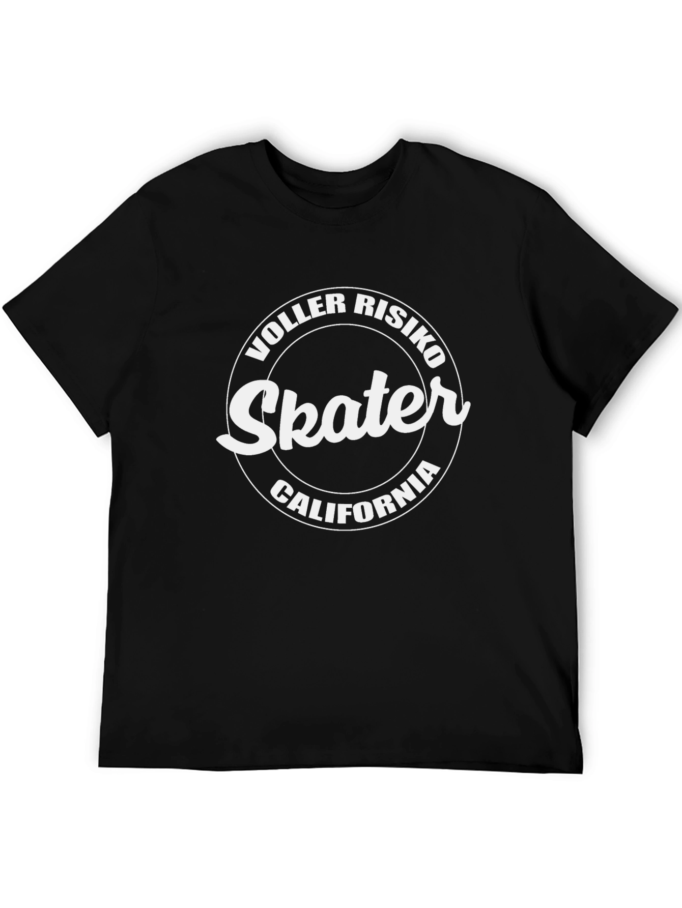 Black Voller Risko Skater California T-Shirt - Black view 5
