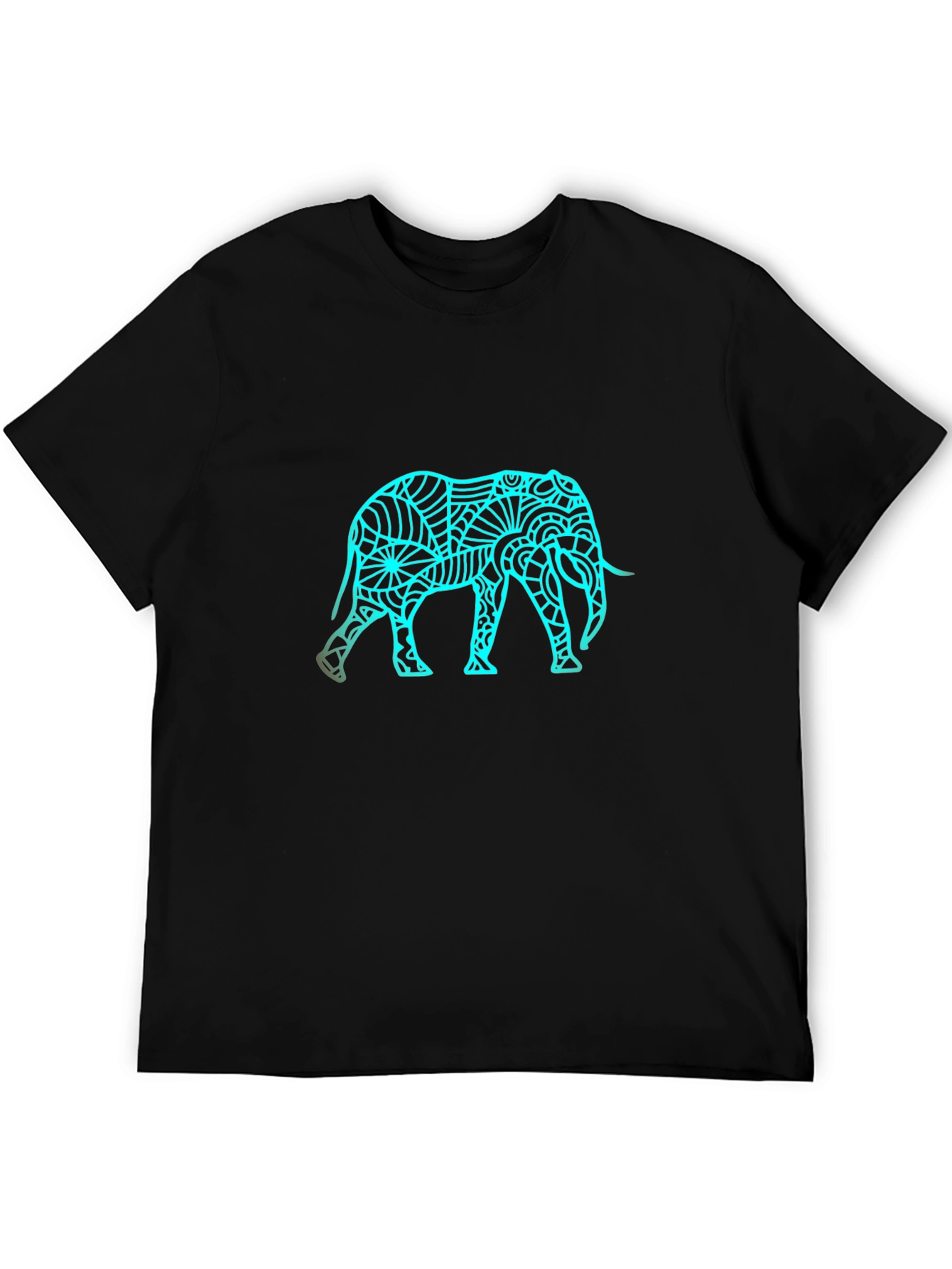 Black Elephant Graphic Tee - Black view 5