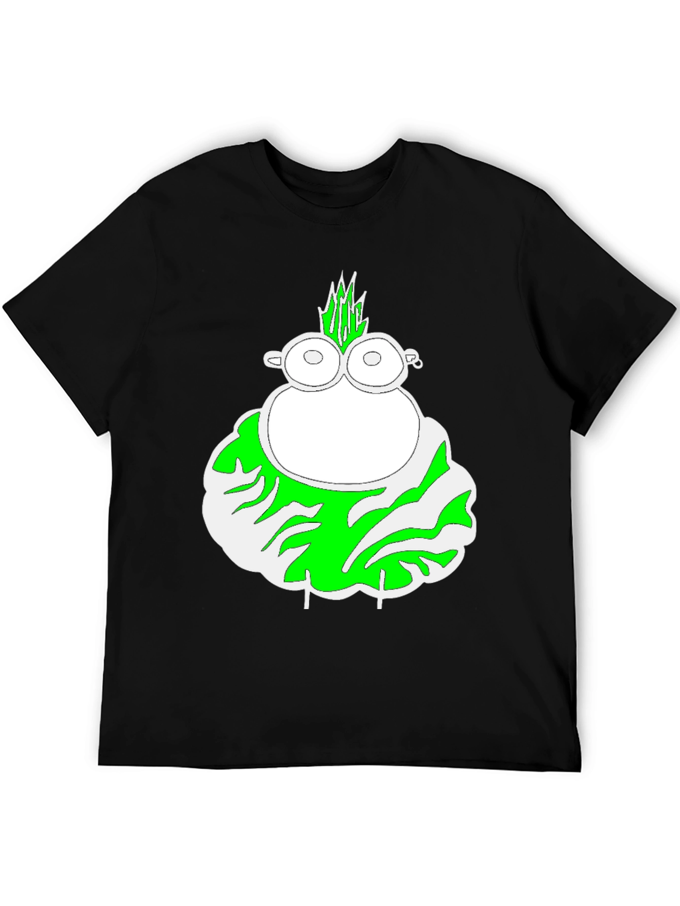 Black Funky Punk Chick T-Shirt - Black view 5