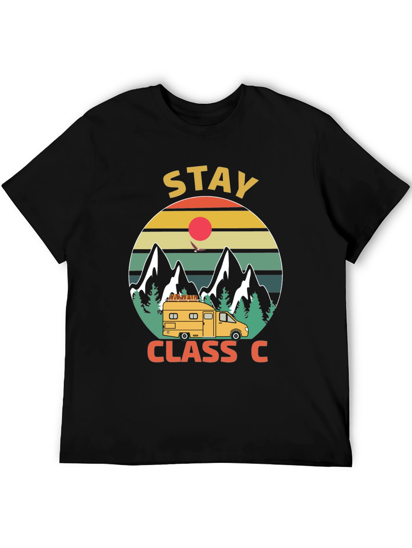 Stay Class C Camping T-Shirt - Mountain Adventure - 5