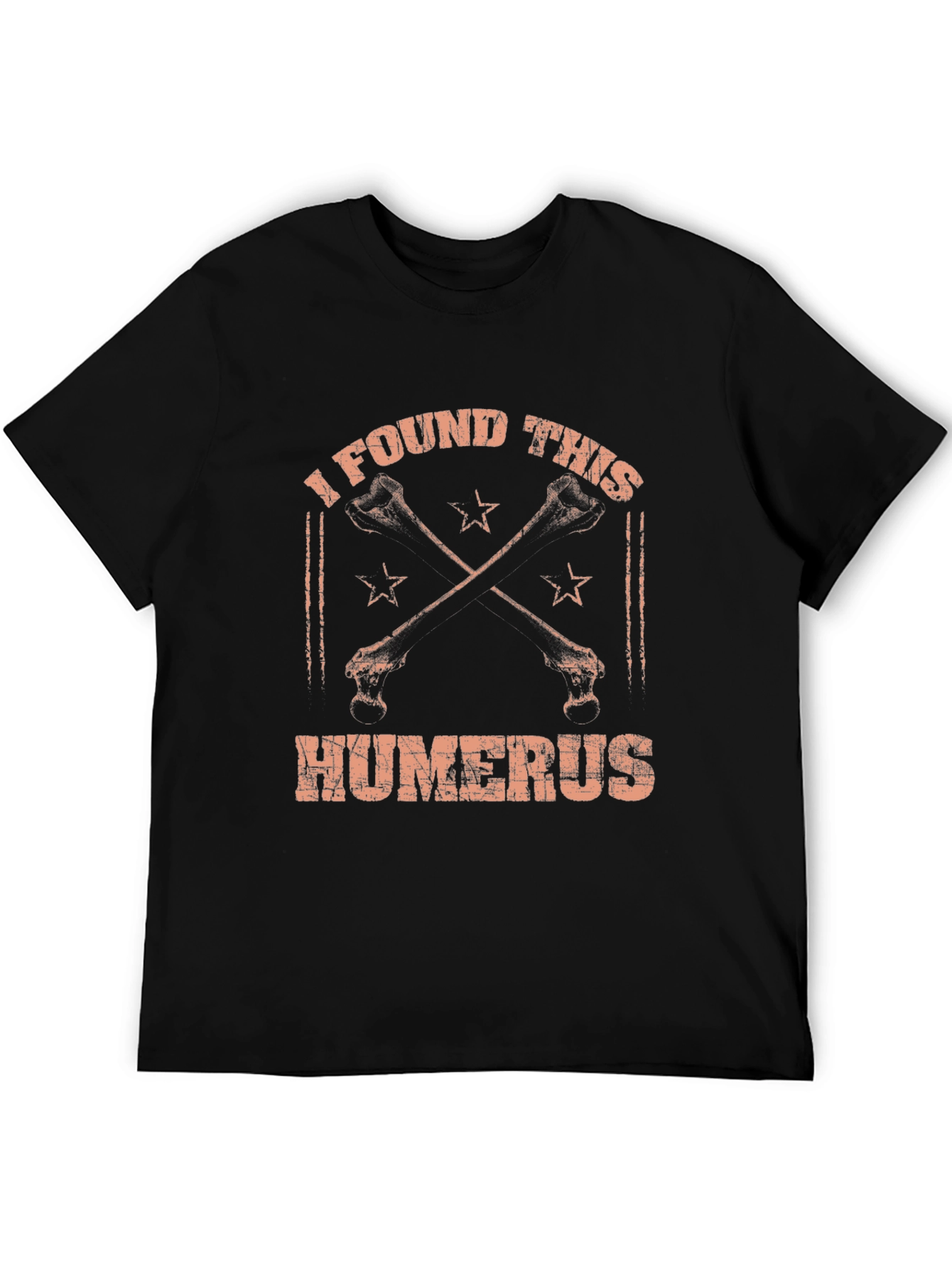 Black I Found This Humerus T-Shirt view 5