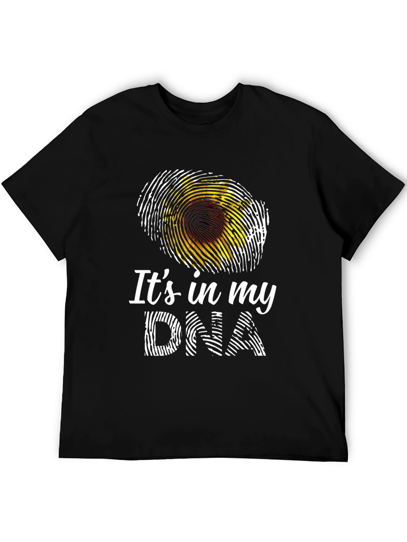 Black Sunflower DNA Graphic Tee - Unique Design! view 5