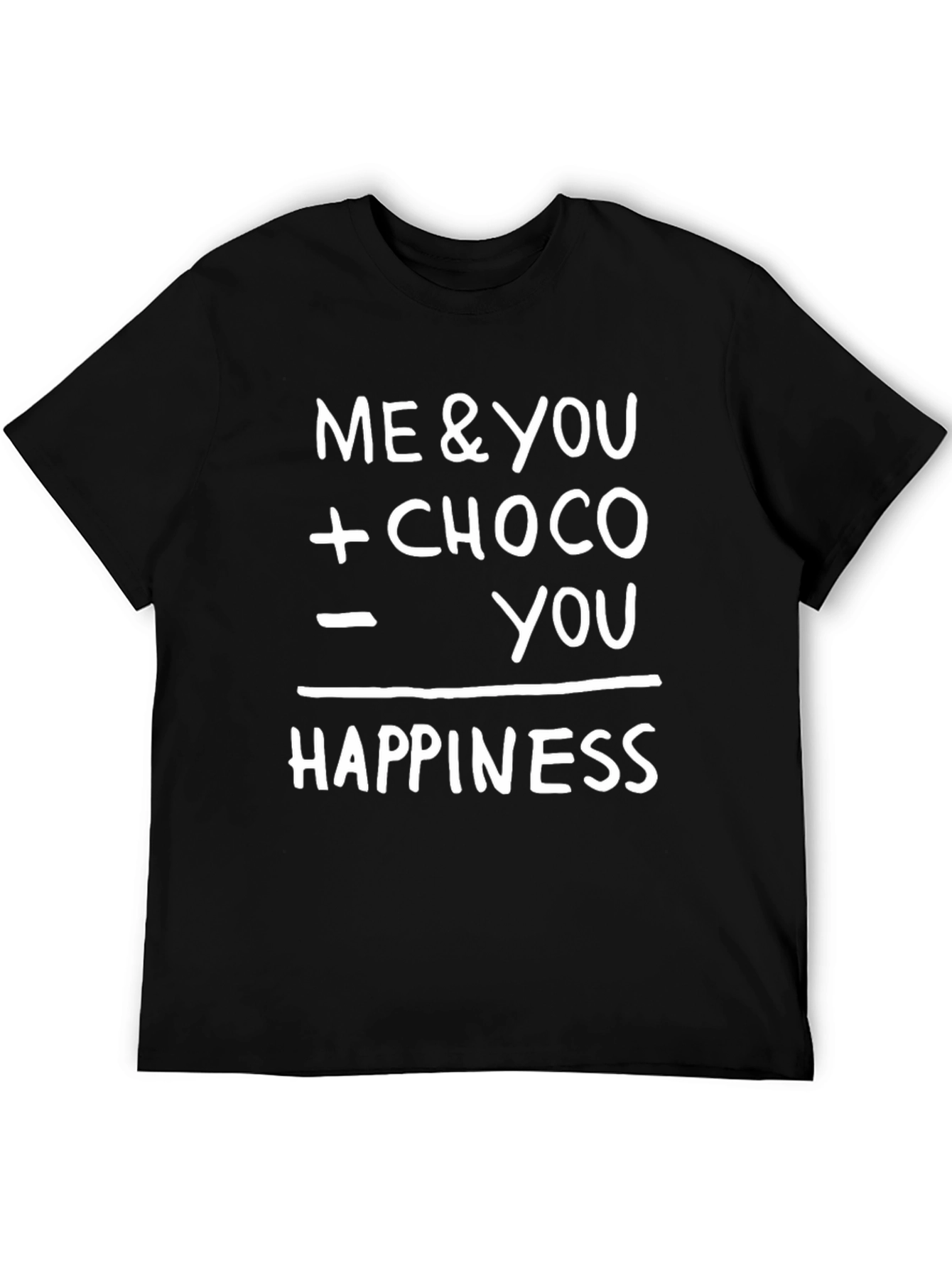Black Me & You + Choco T-Shirt | Happiness Formula Tee view 5