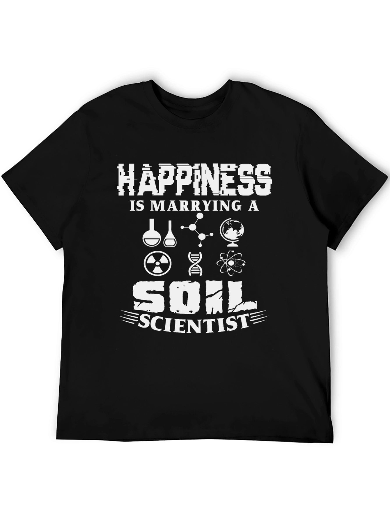 Black Happiness is Marrying a Soil Scientist T-Shirt view 5