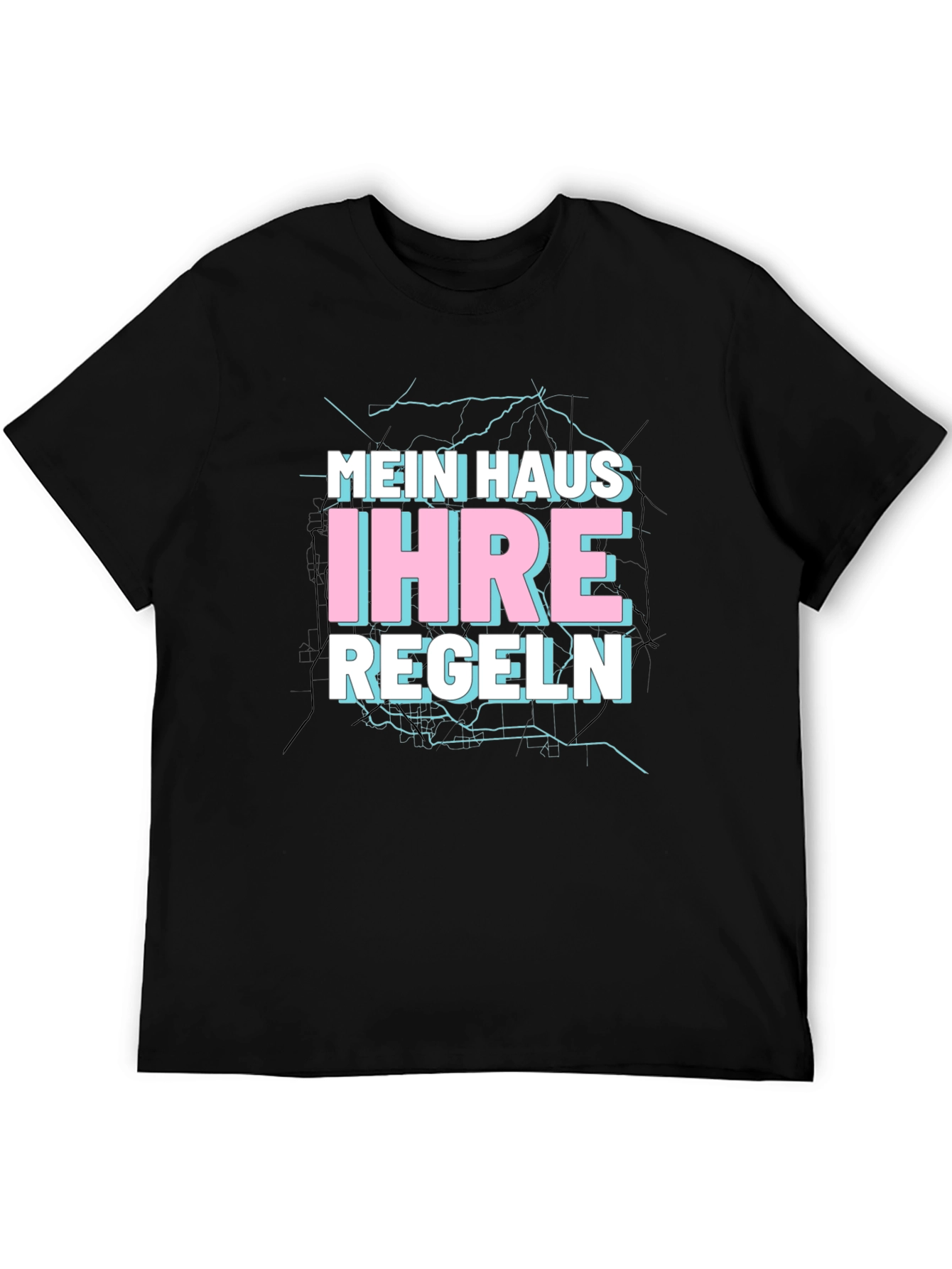 Black Mein Haus, Ihre Regeln Black T-Shirt view 5