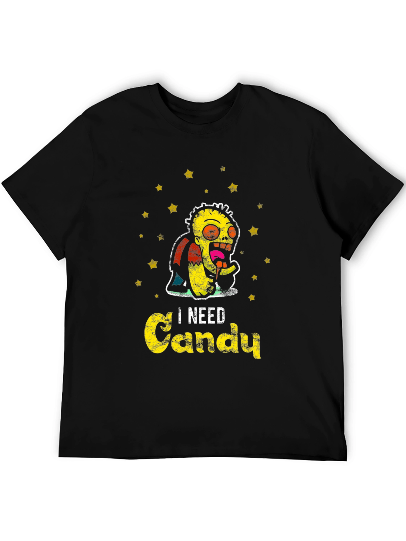 Zombie 'I Need Candy' Graphic T-Shirt - 5