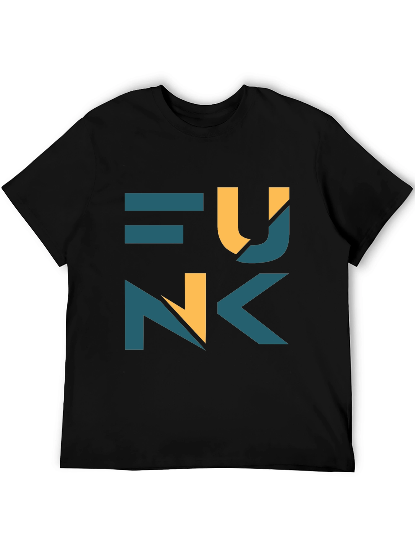 Black Funk Graphic Print Black T-Shirt view 5