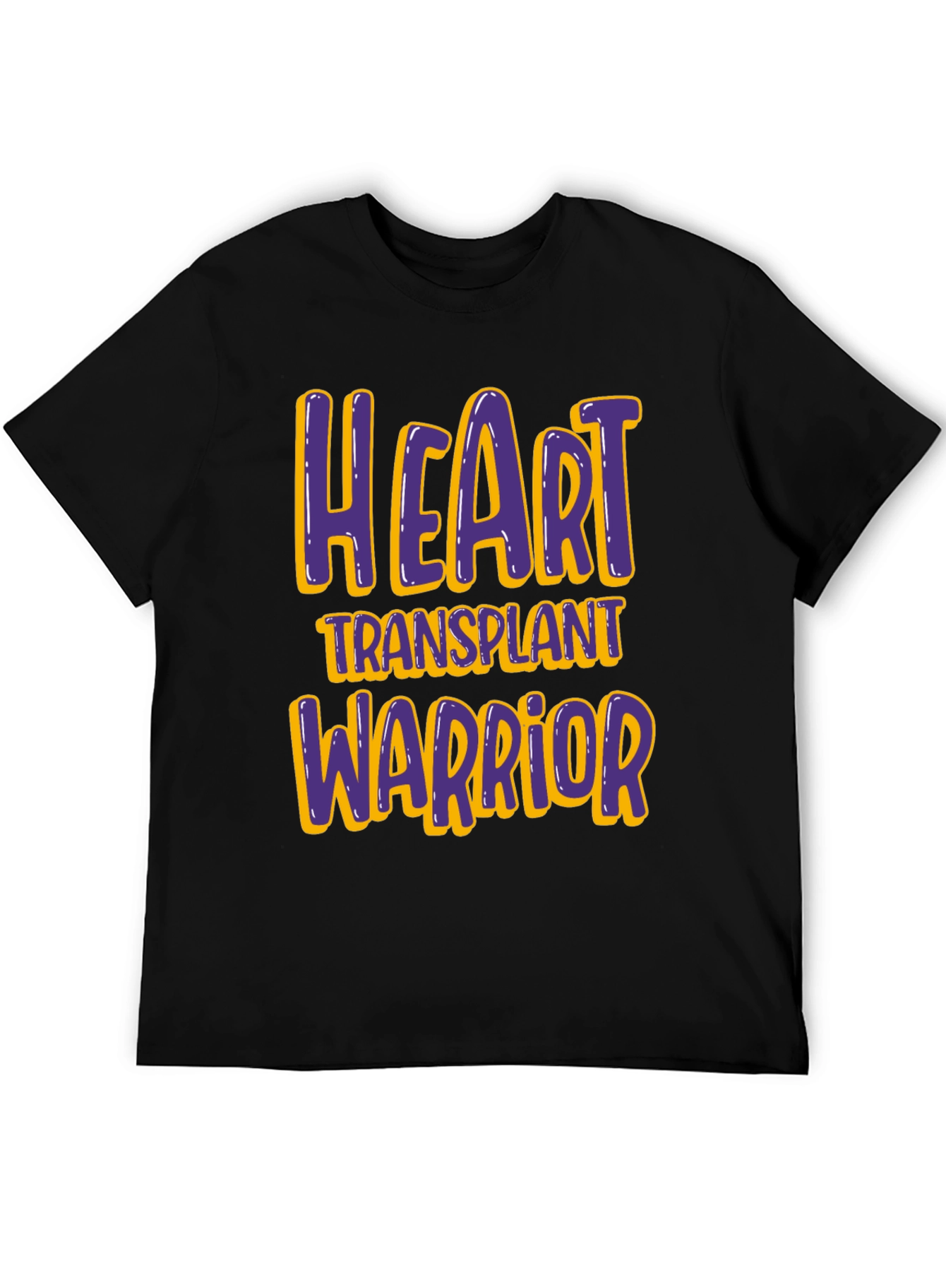 Black Heart Transplant Warrior T-Shirt - Black view 5