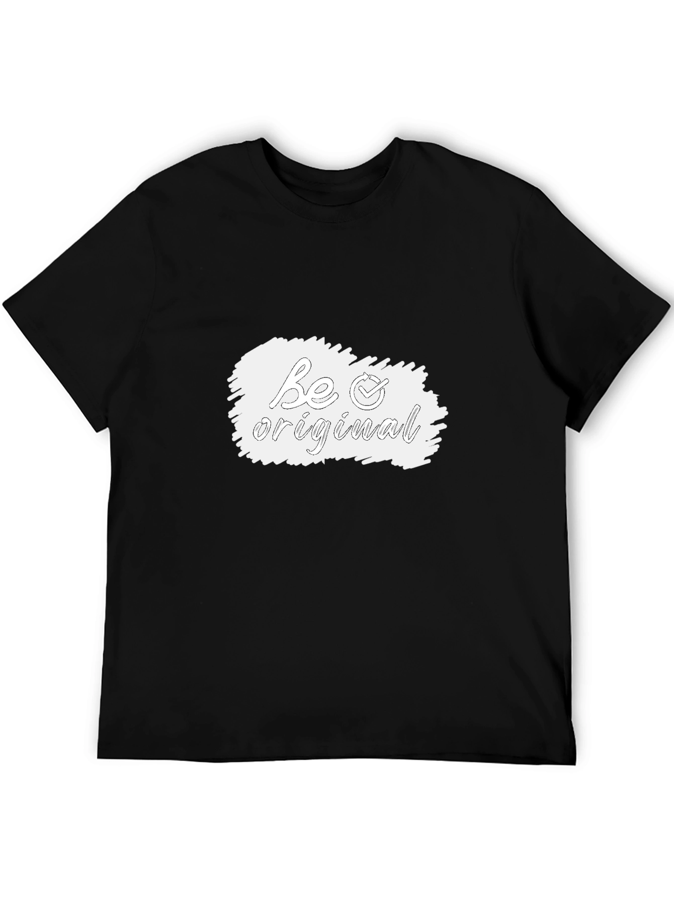Black Be Original Graphic T-Shirt - Black view 5