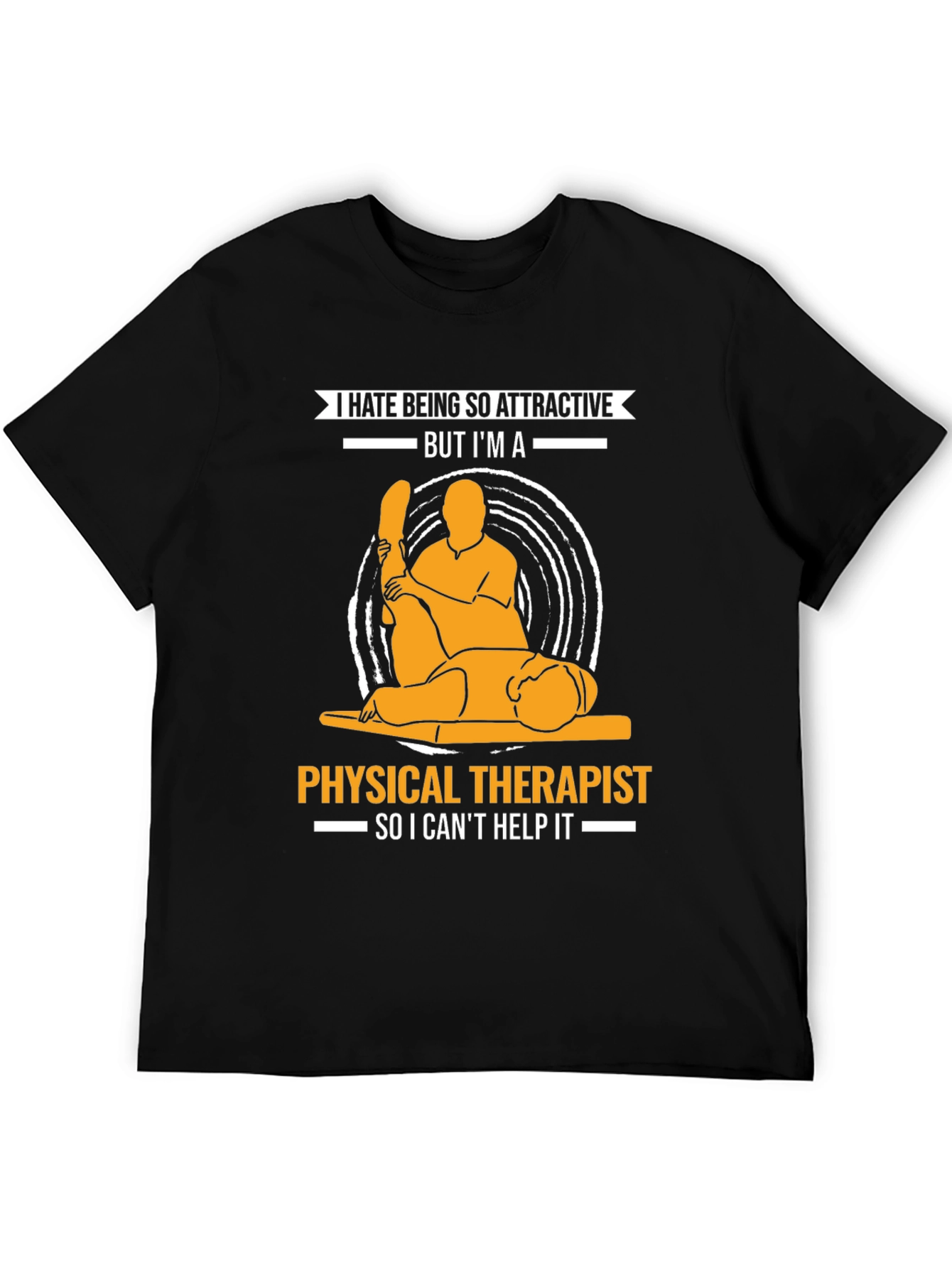 Black Attractive Physical Therapist T-Shirt view 5