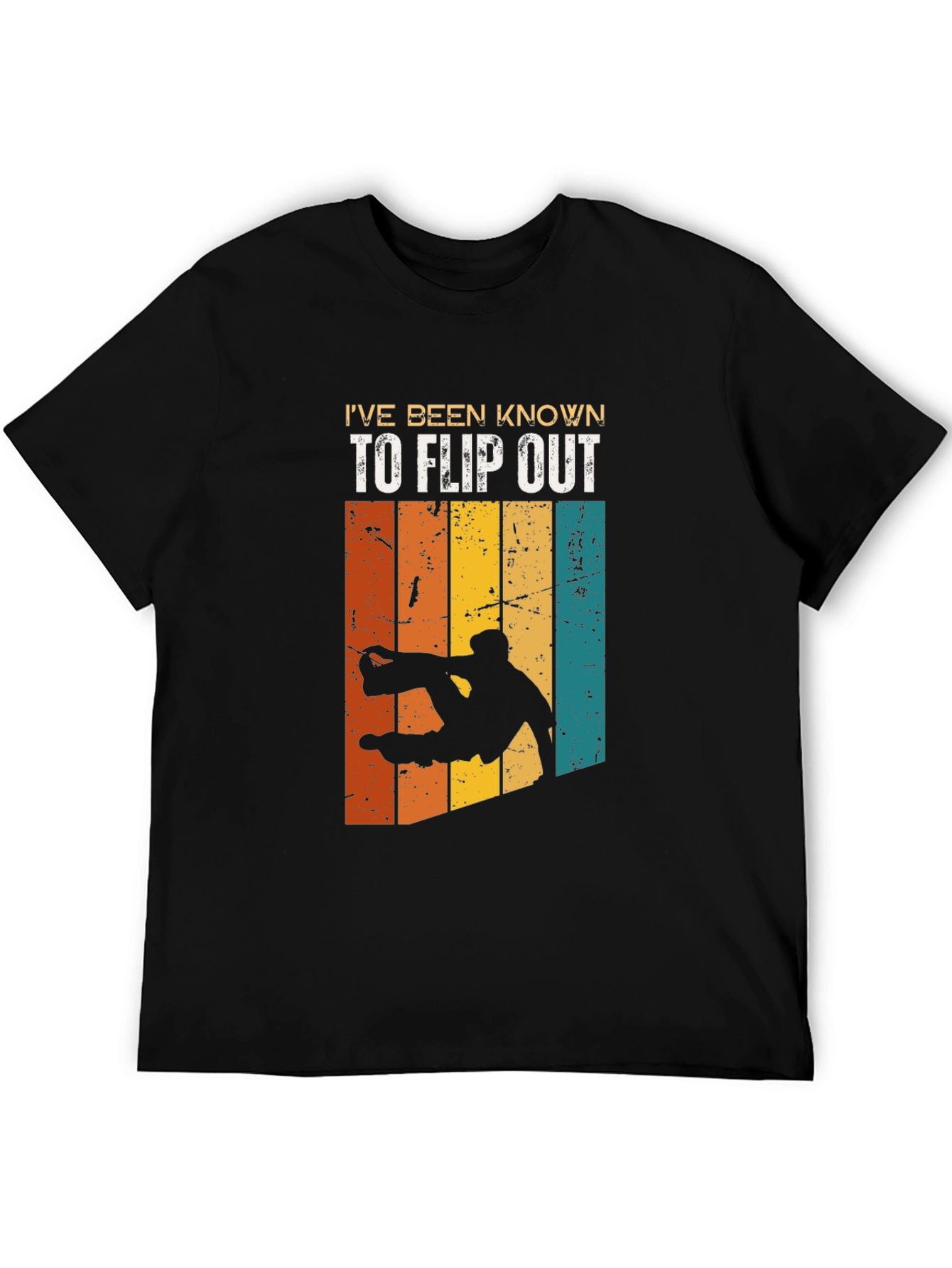 Black I've Been Known To Flip Out T-Shirt view 5