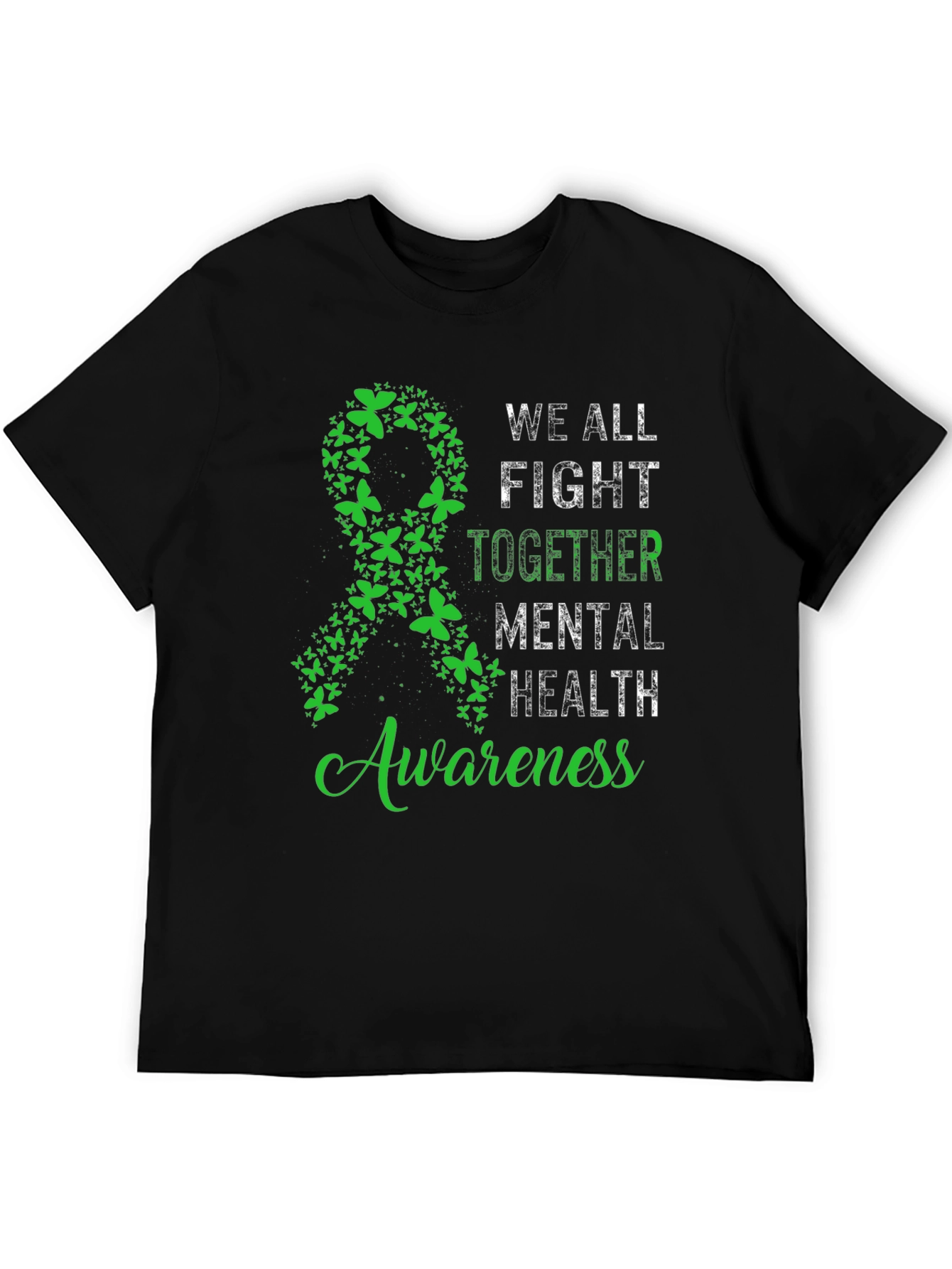Black Mental Health Awareness T-Shirt view 5