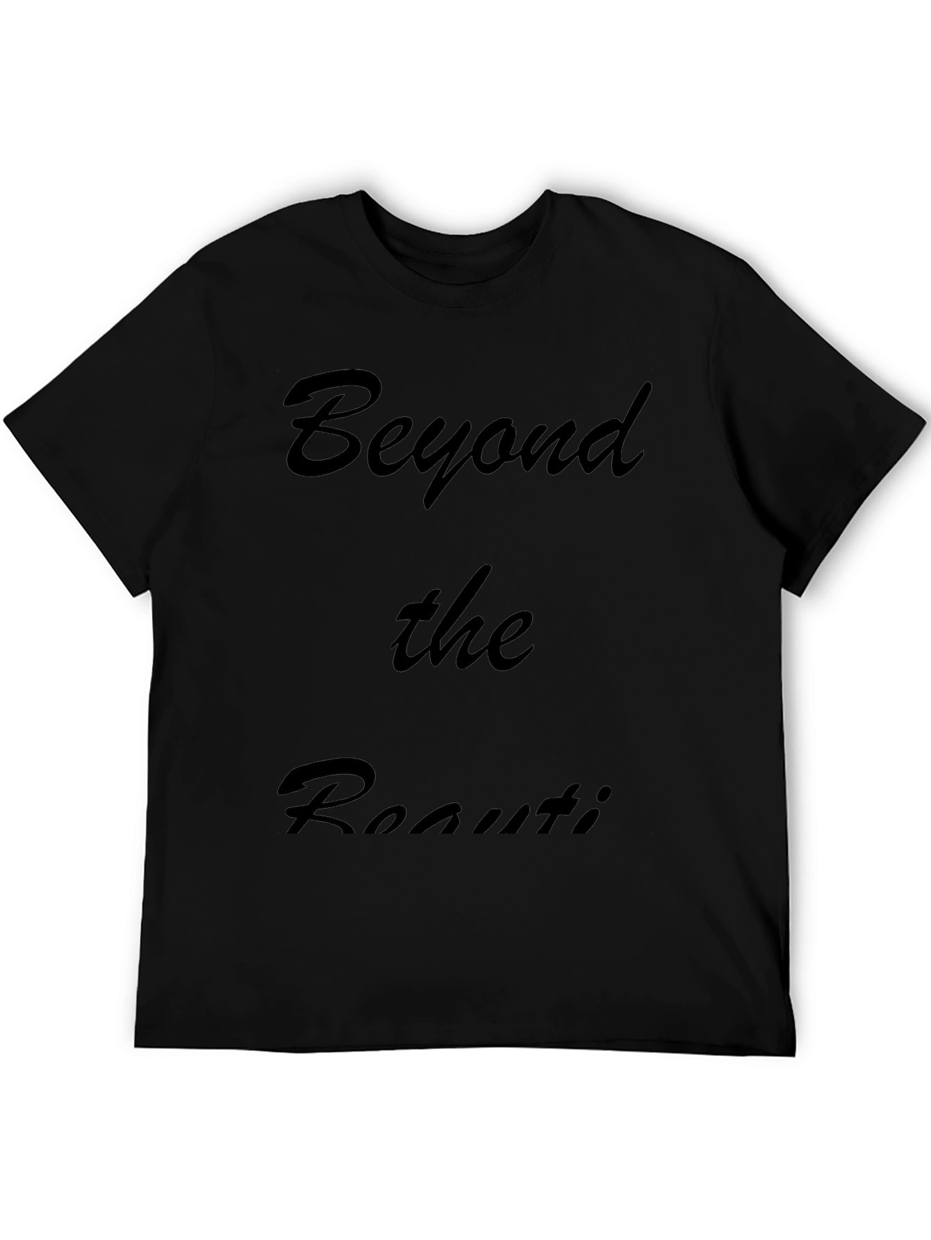 Black Beyond the Routine Black Graphic Tee view 5