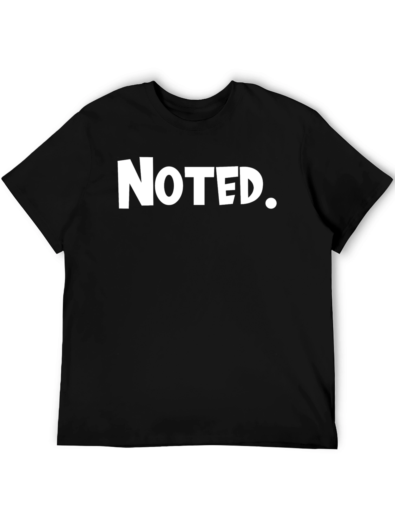 Black Noted. Black Graphic Tee view 5