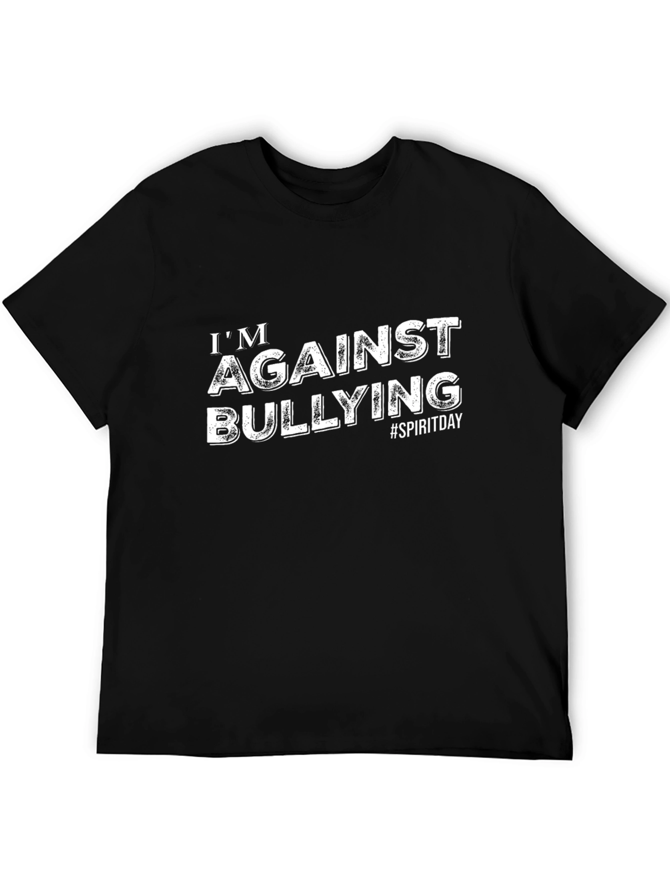 Black I'm Against Bullying T-Shirt - Spirit Day Tee view 5