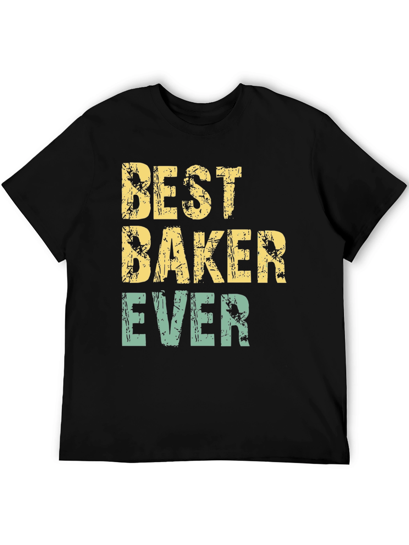 Black Best Baker Ever T-Shirt - Funny Baking Gift view 5