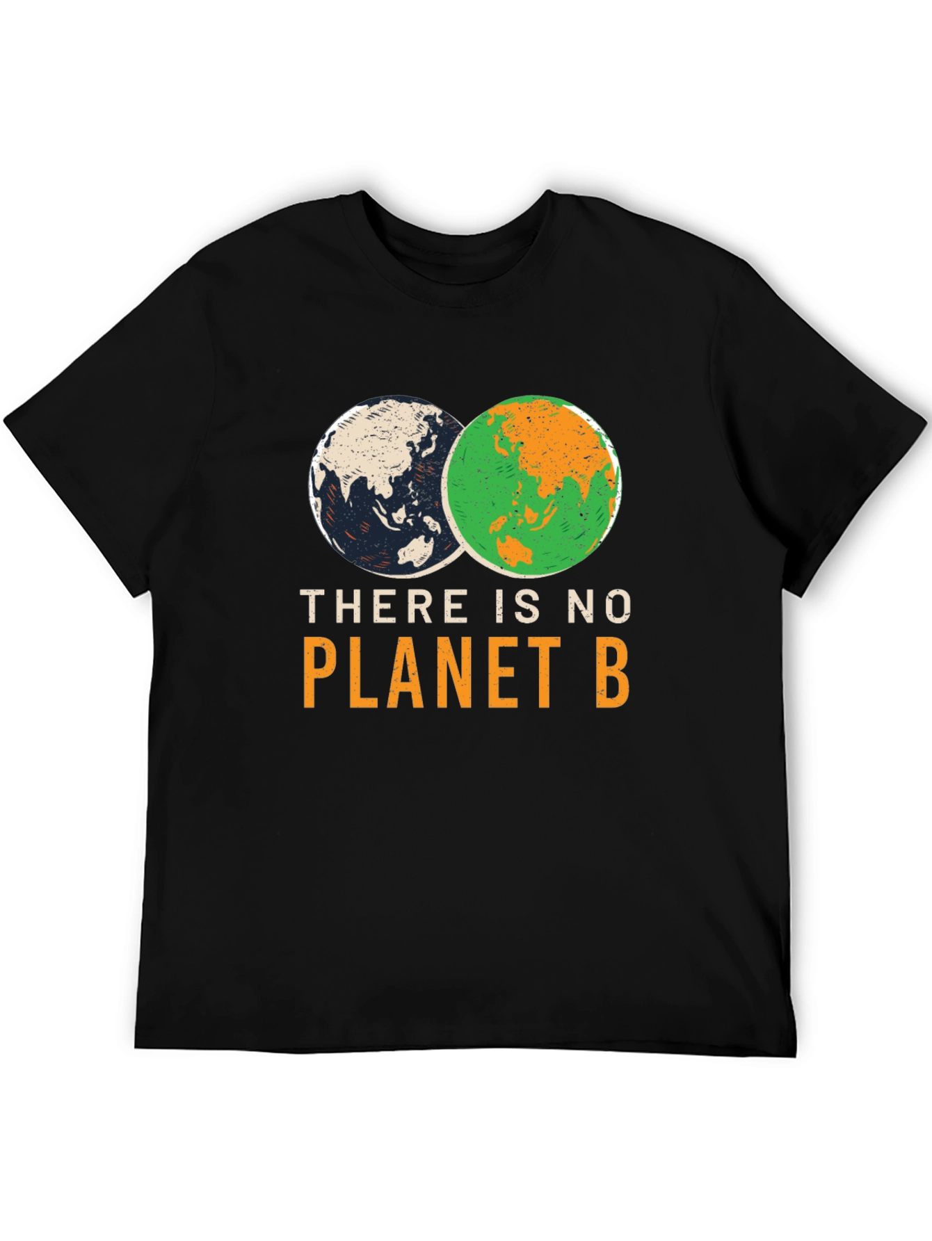 Black There Is No Planet B Graphic T-Shirt view 5