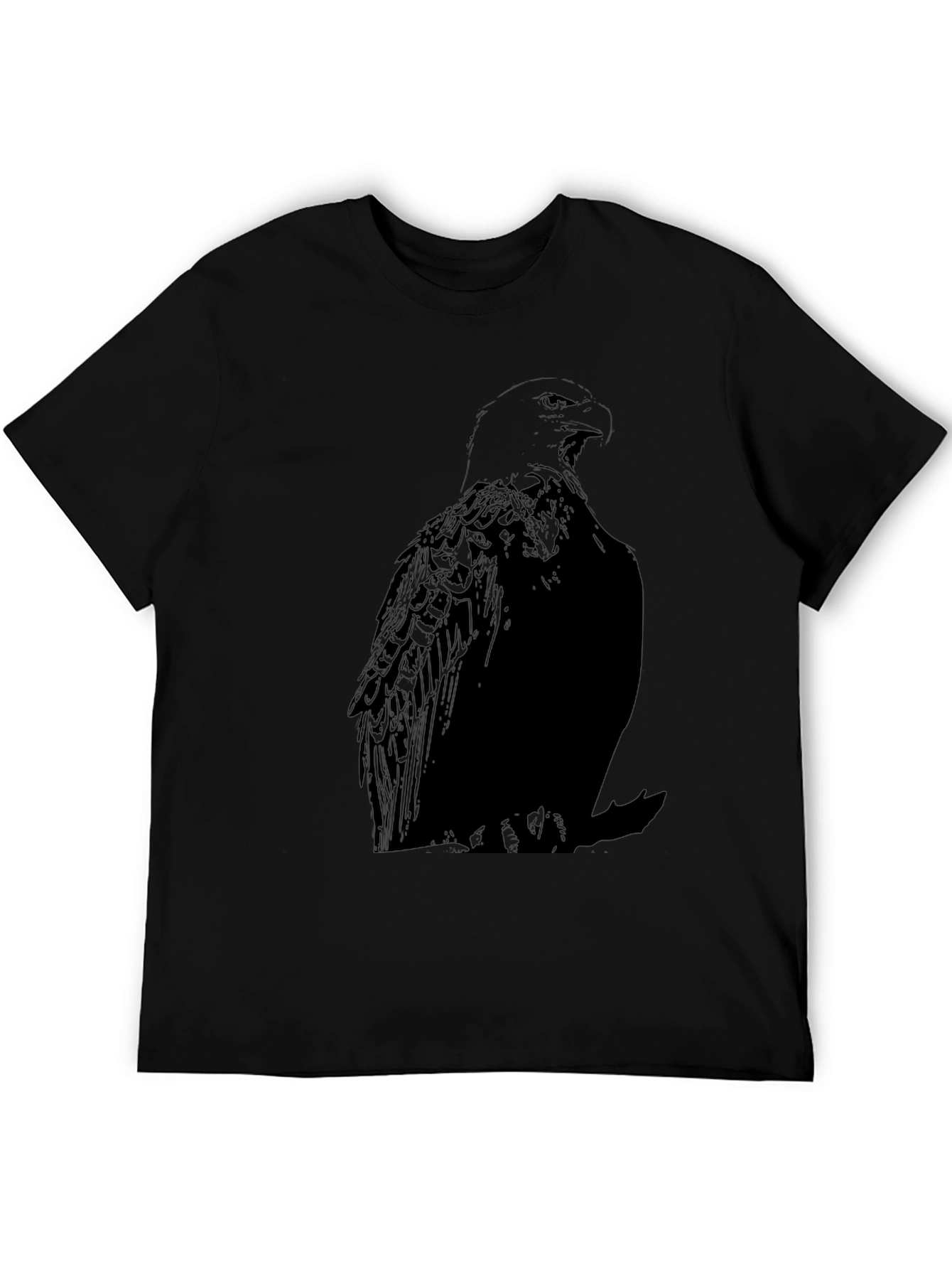 Black Black Eagle Graphic Tee - Men's Style view 5