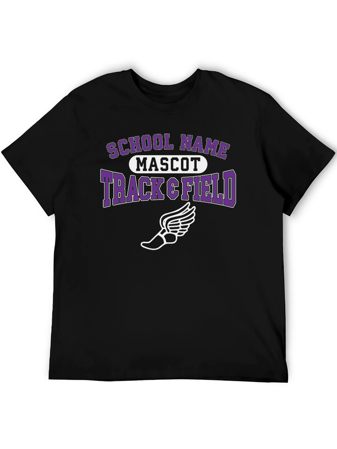 Track & Field T-Shirt - School Mascot Tee - 5