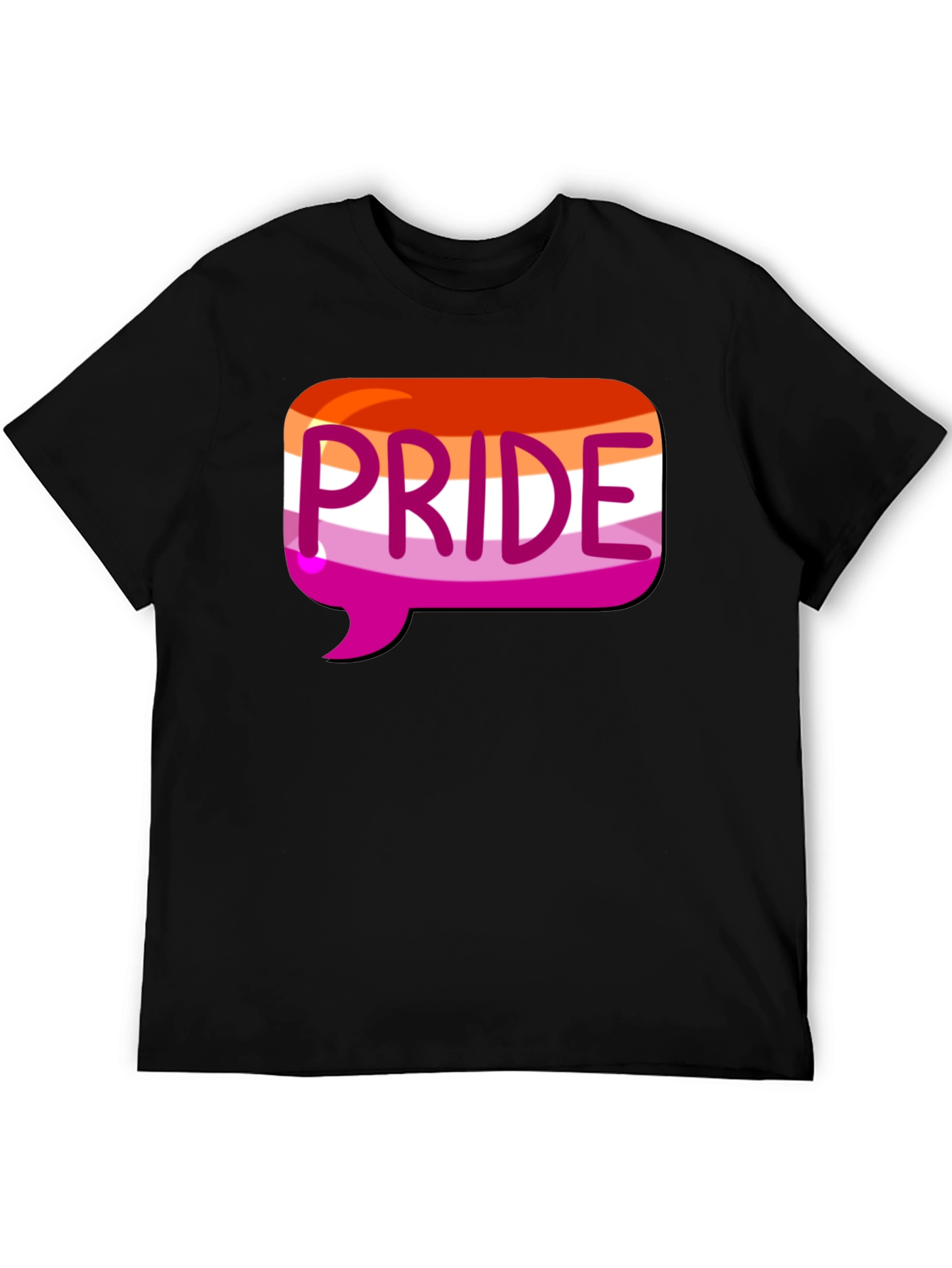 Black Pride Lesbian Flag T-Shirt view 5