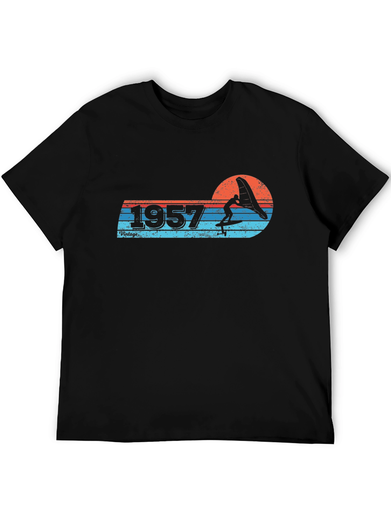 Black Vintage 1957 Watersport T-Shirt view 5