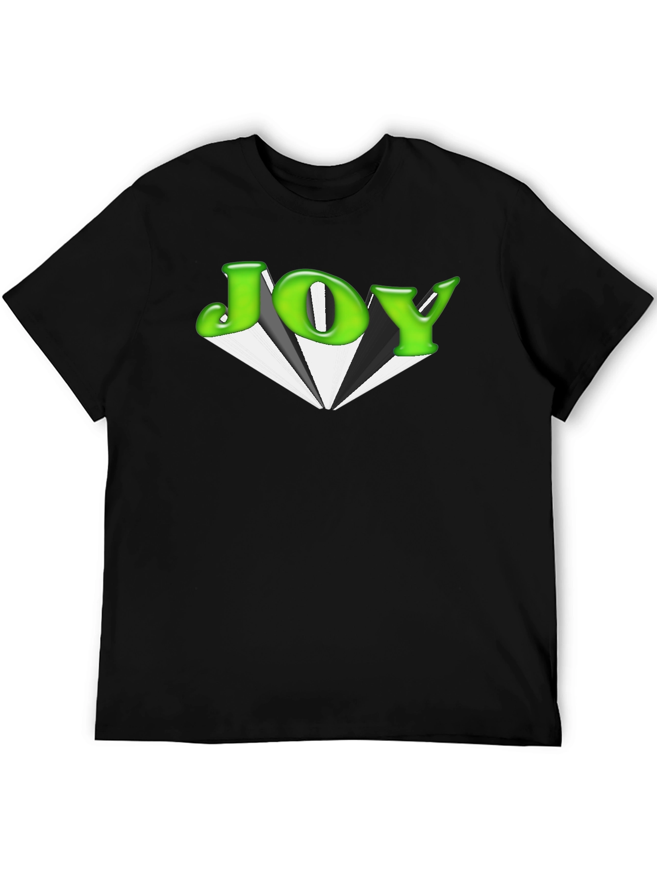 Black JOY Graphic T-Shirt - Casual Comfort view 5
