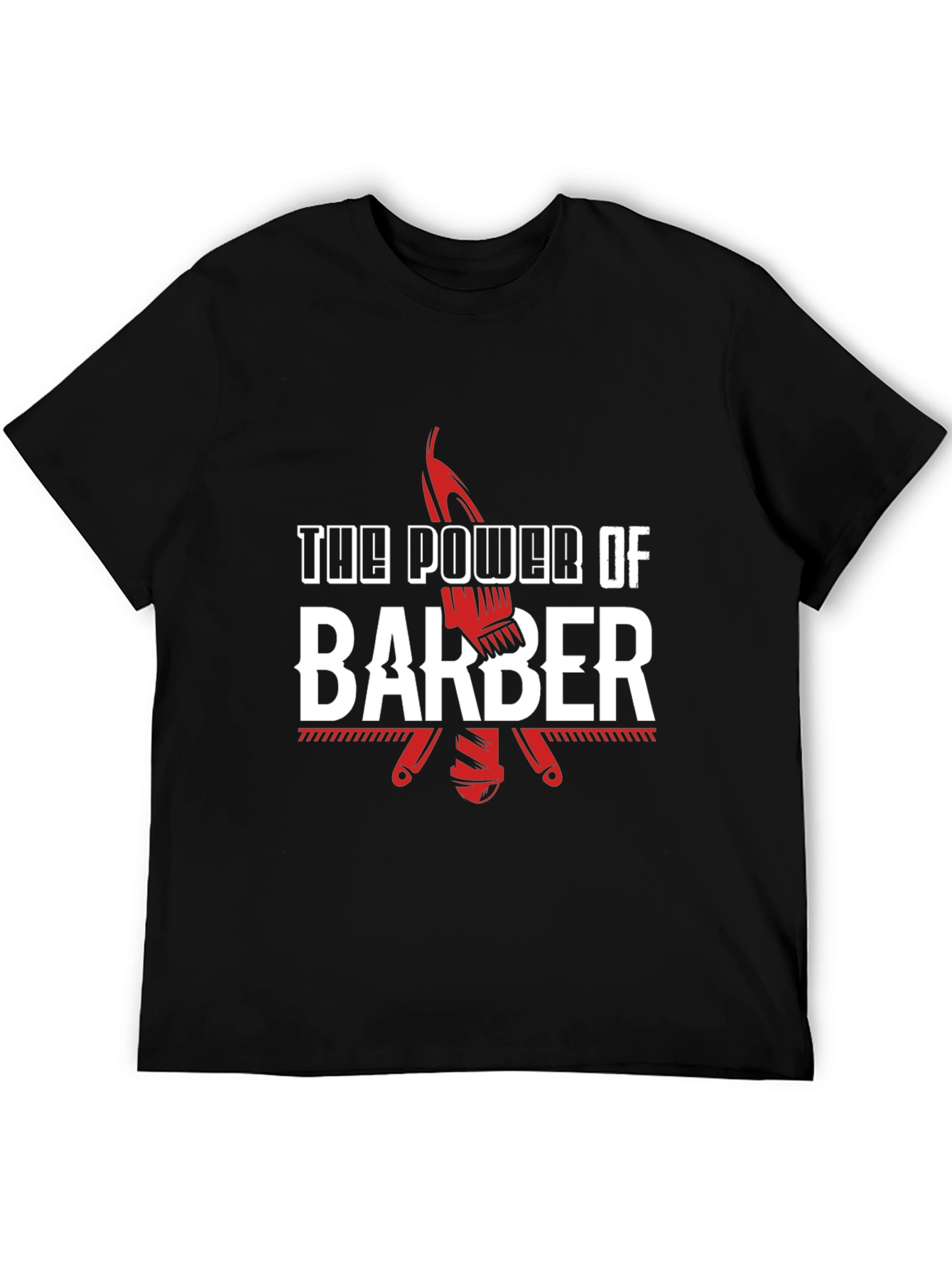 The Power of Barber T-Shirt - Stylish Graphic Tee - 5