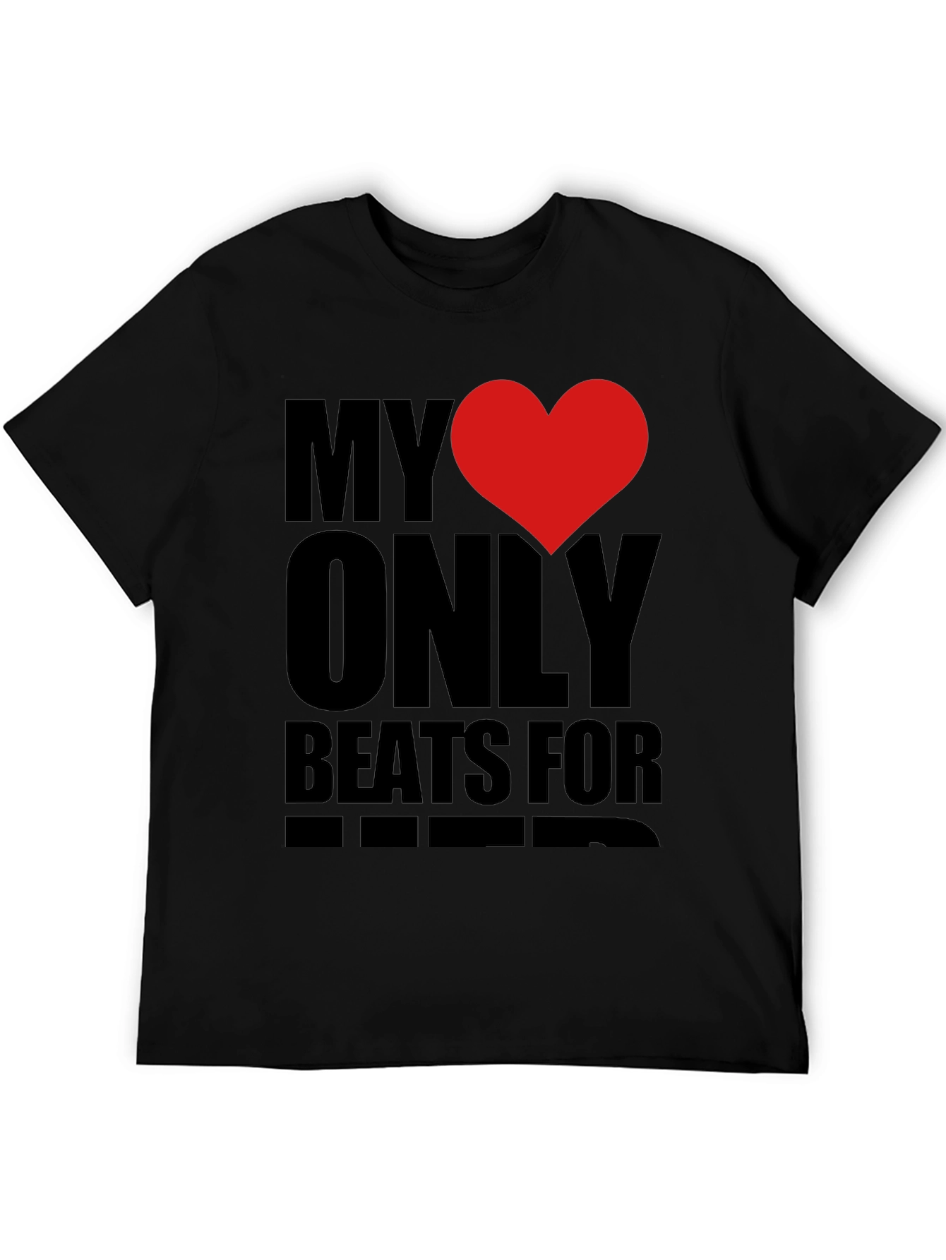 Black Heart Beats T-Shirt view 5