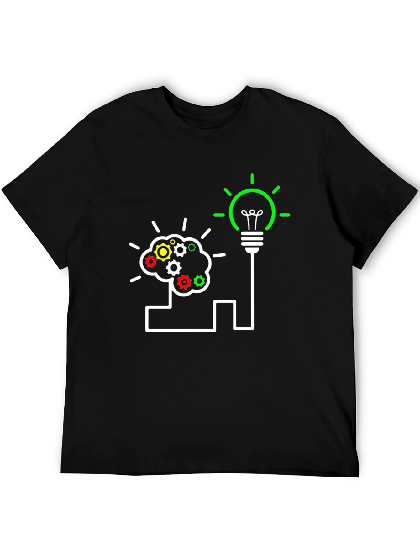 Black Brainstorming Idea T-Shirt view 5
