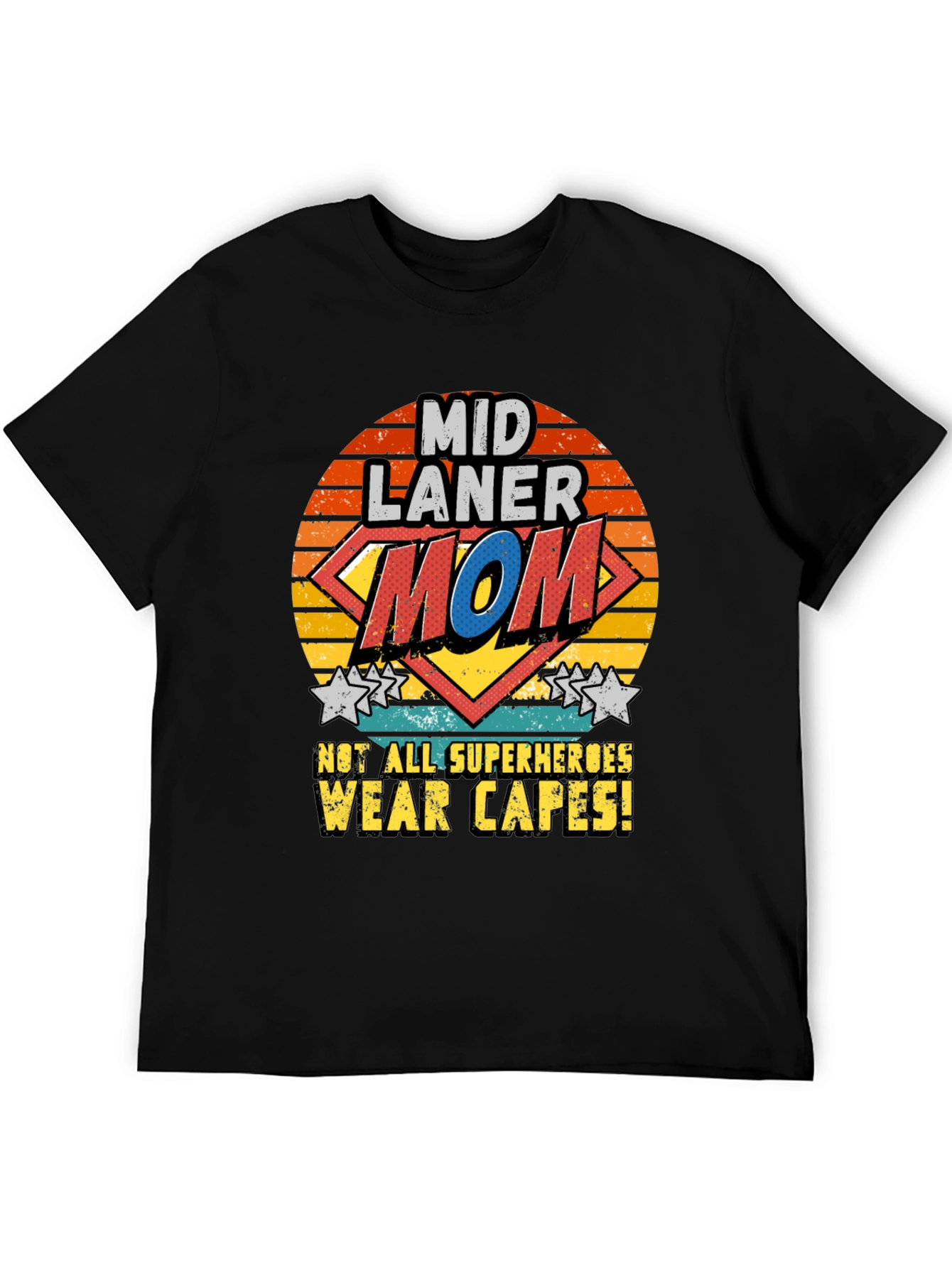 Mid Laner Mom T-Shirt - Super Hero Tee - 5