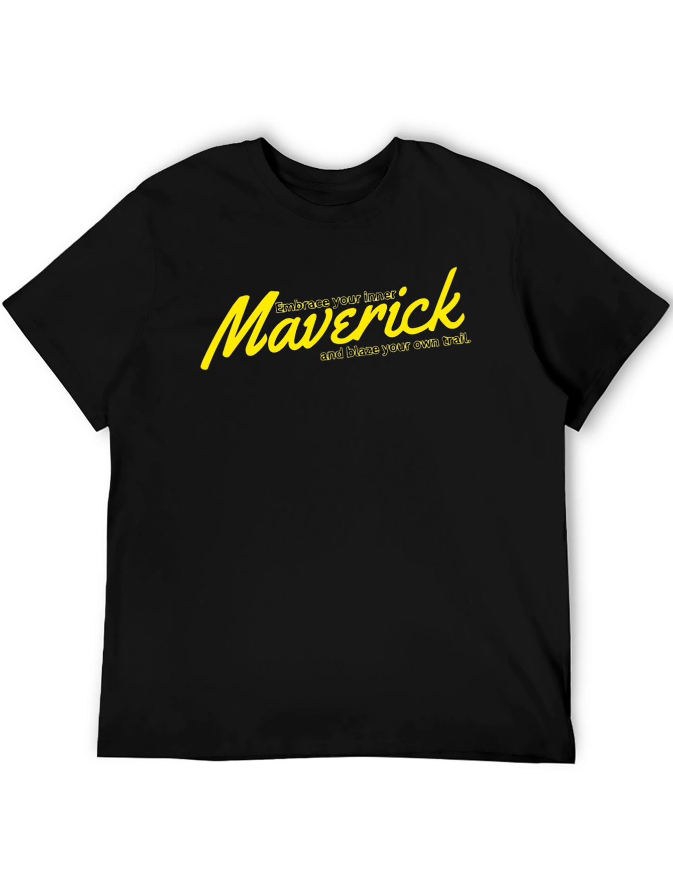 Black Maverick Graphic Tee - Embrace Your Inner Trailblazer view 5